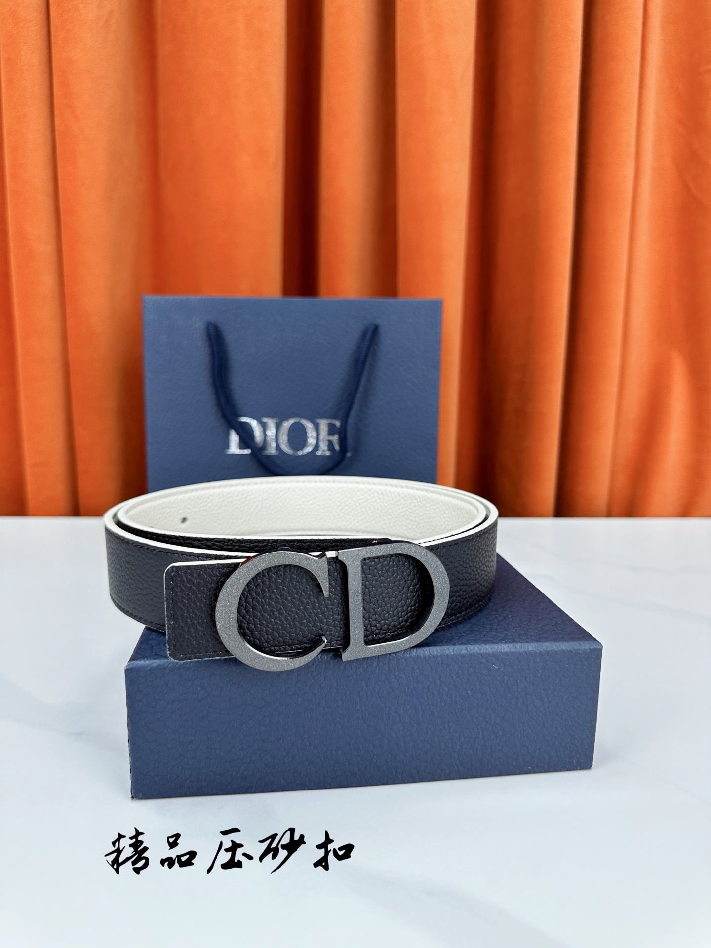 Dior Leather Belt Top Grain Leather M