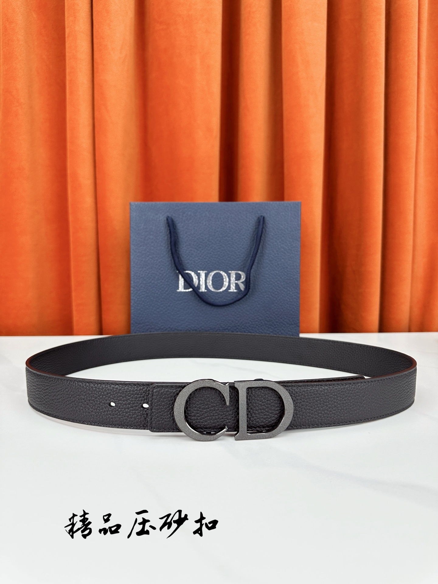 Dior Leather Belt Top Grain Leather M