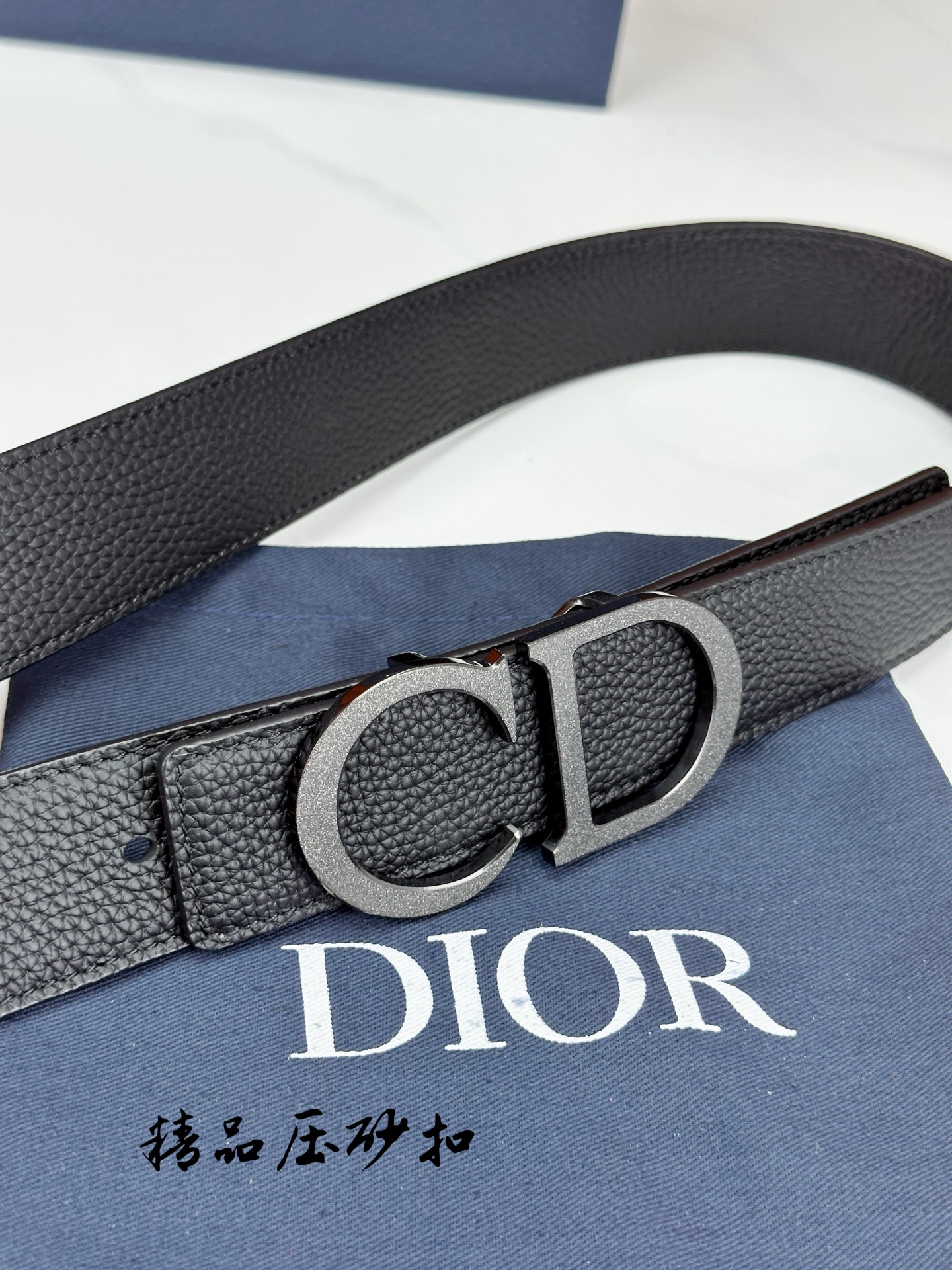 Dior Leather Belt Top Grain Leather M