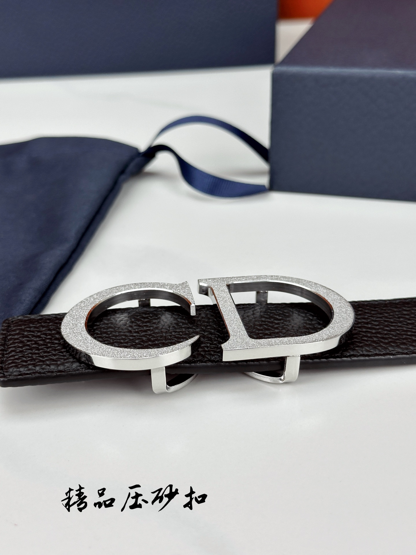 Dior Leather Belt Top Grain Leather M