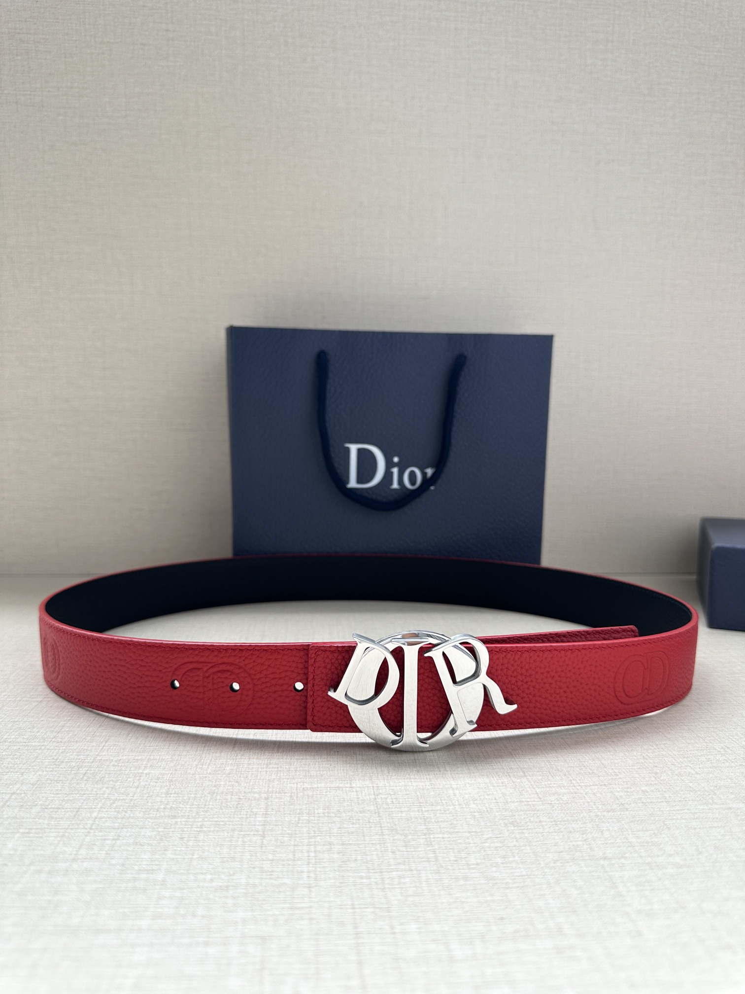 Basic Belt Cow Leather Black M