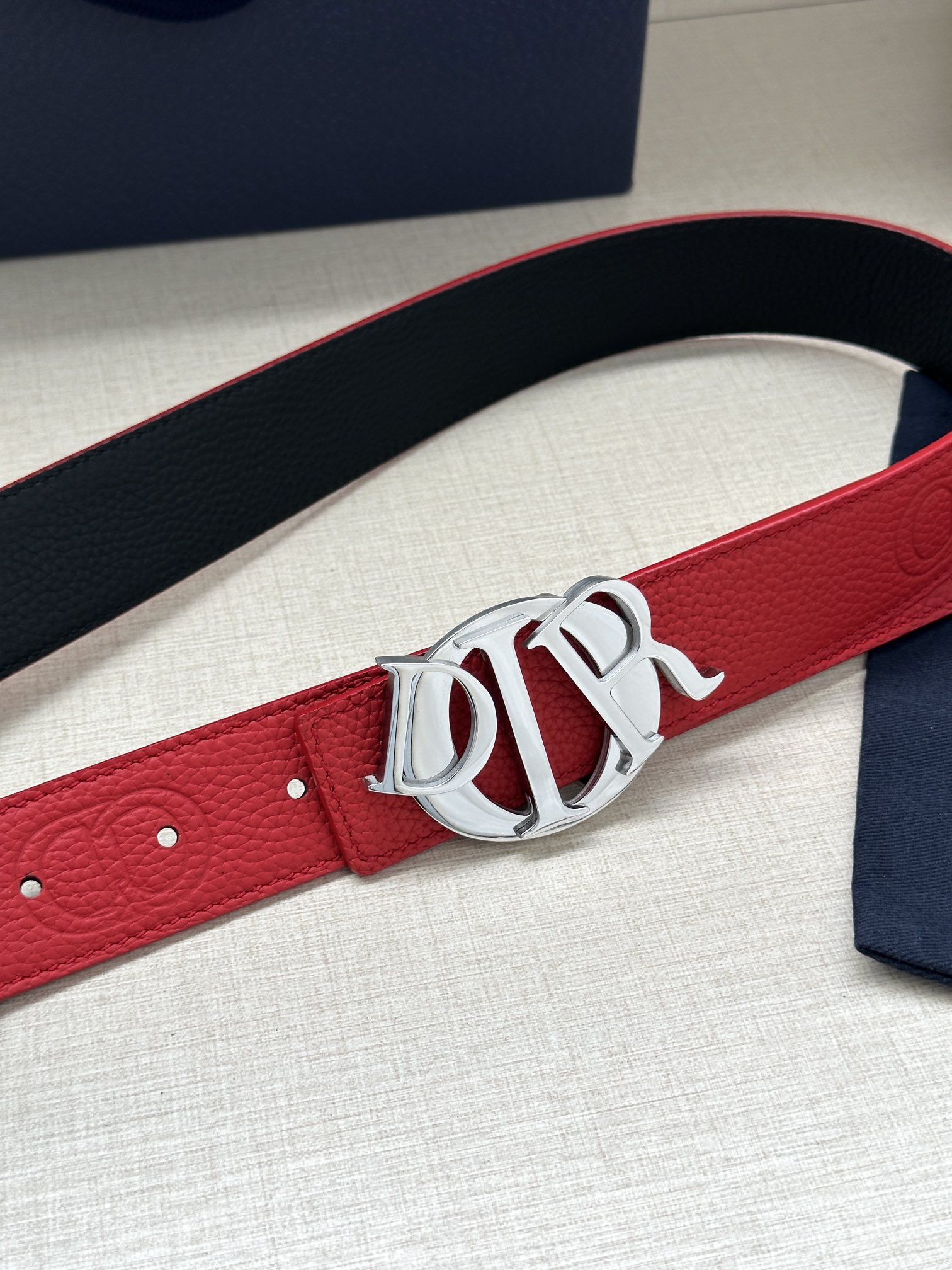 Basic Belt Cow Leather Black M