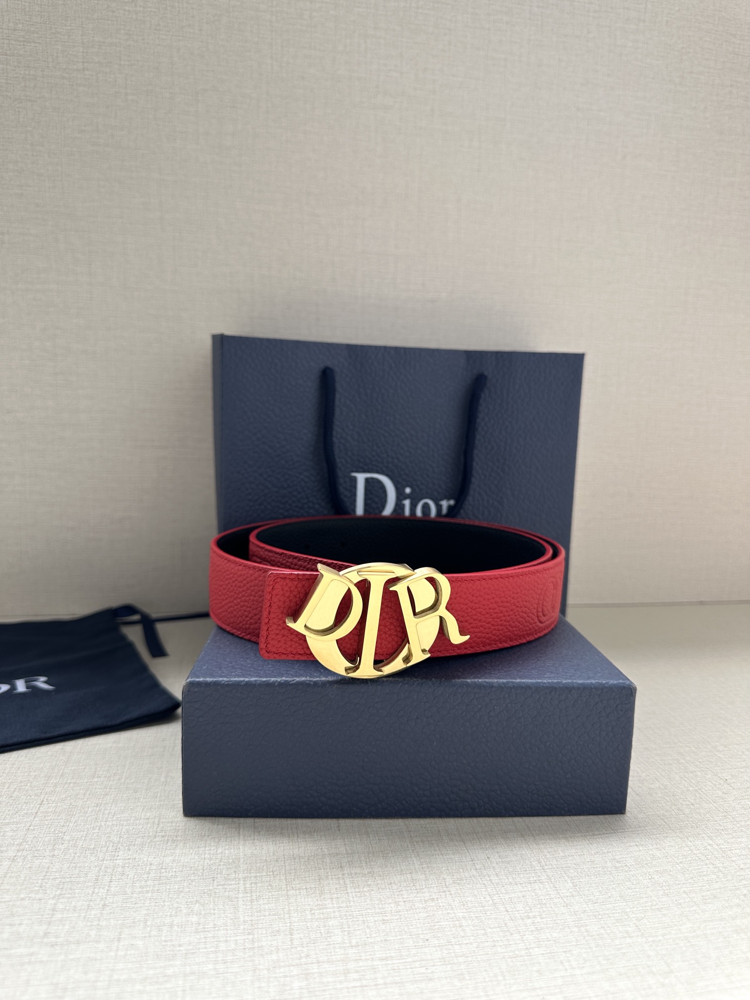 Basic Belt Cow Leather Black M