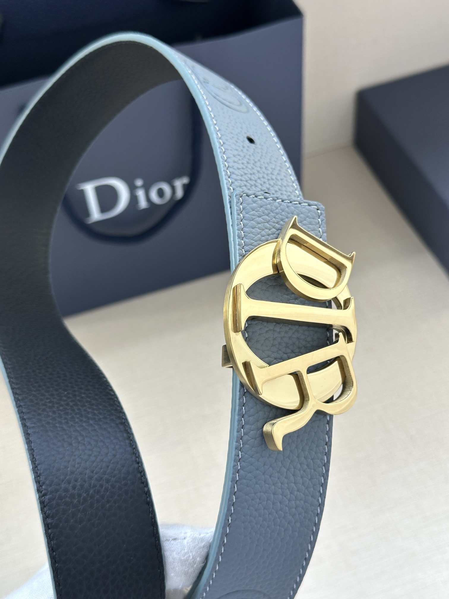 Basic Belt Cow Leather Black M