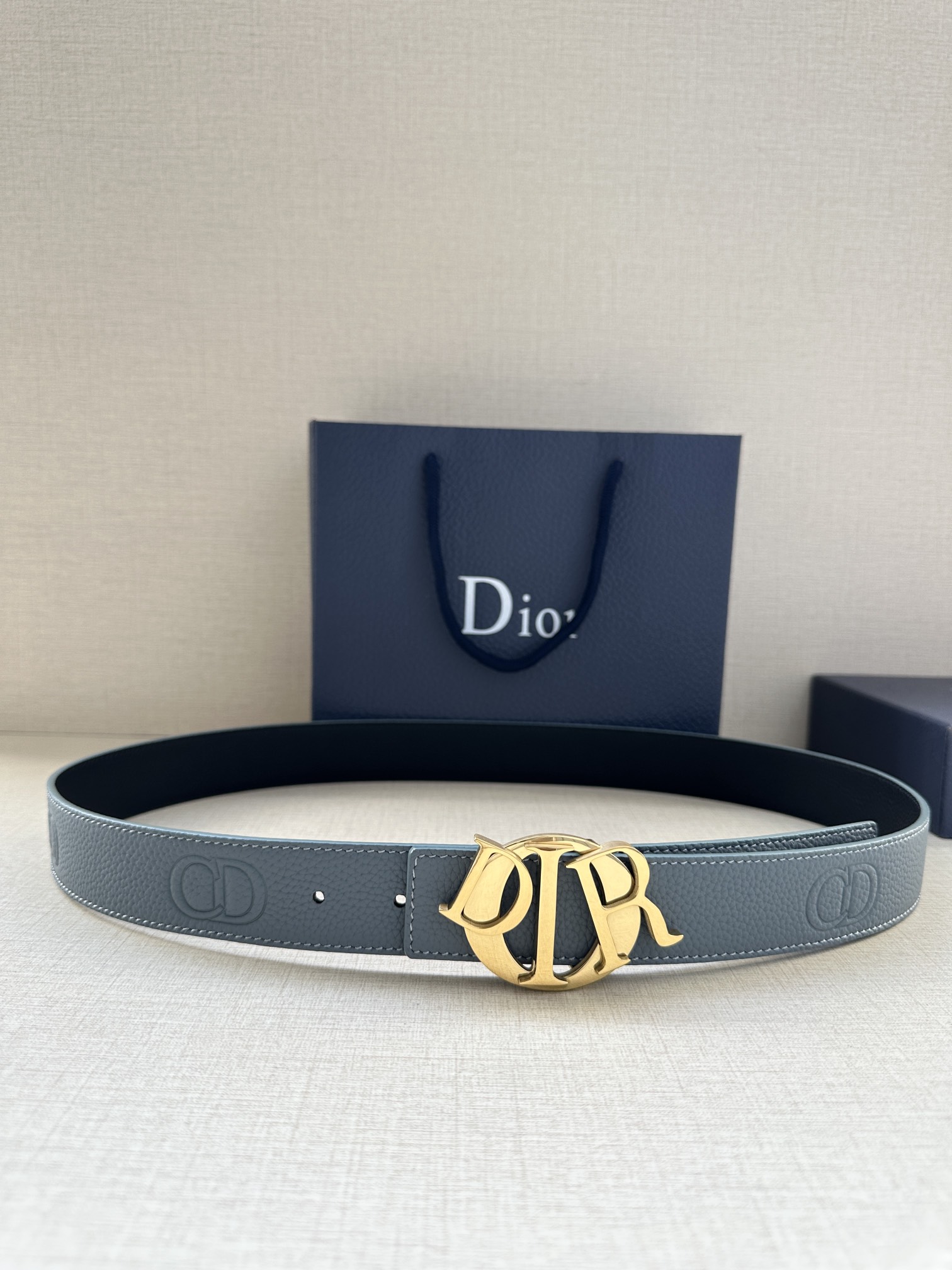 Basic Belt Cow Leather Black M