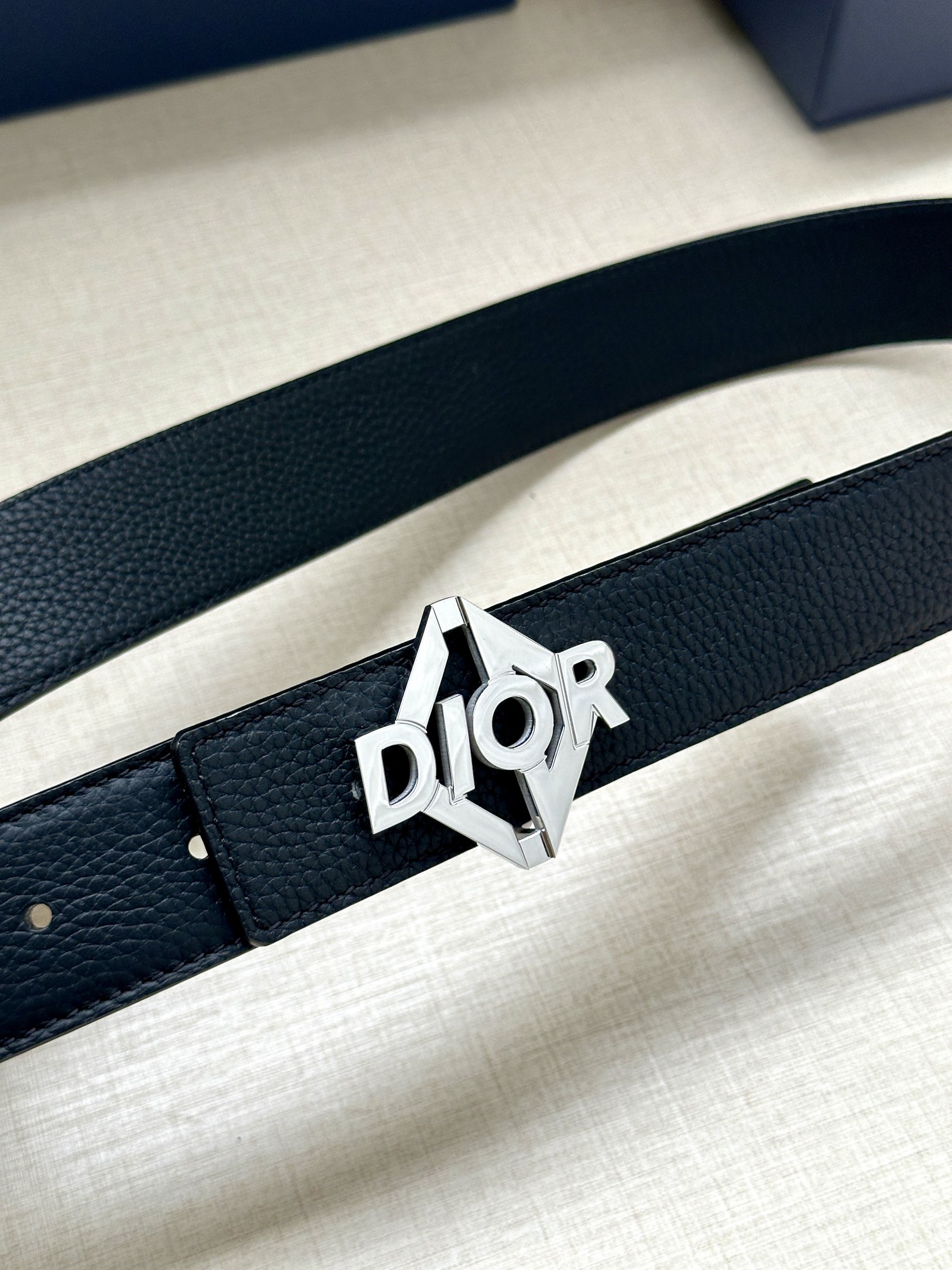 Basic Belt Cow Leather Black Adjustable M
