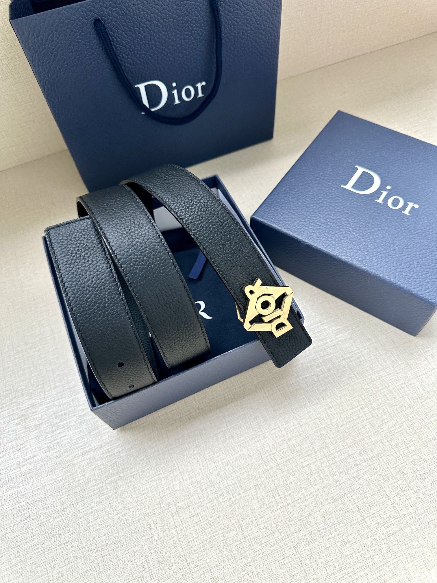 Basic Belt Cow Leather Black Adjustable M