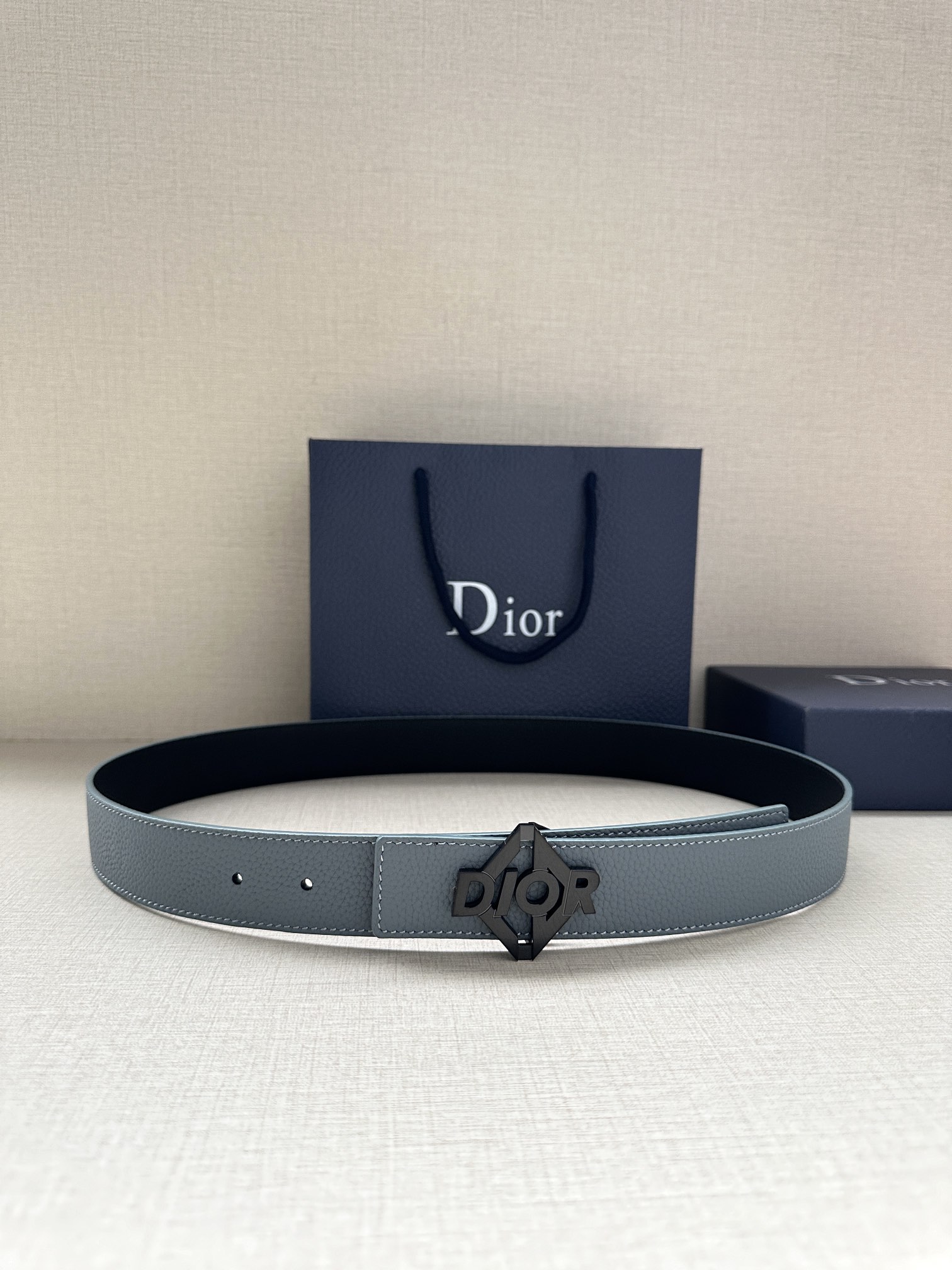 Basic Belt Cow Leather Black Adjustable M