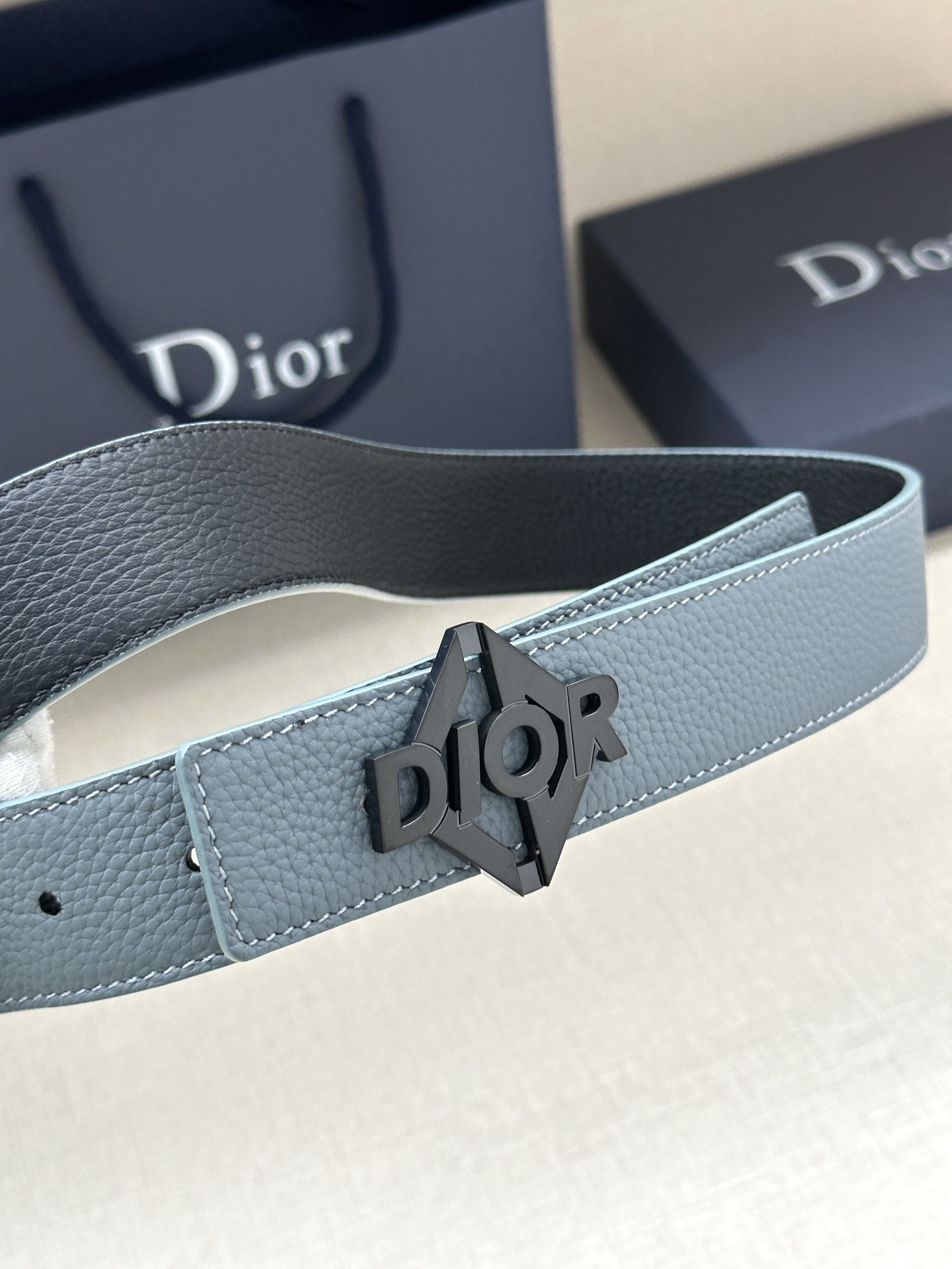 Basic Belt Cow Leather Black Adjustable M