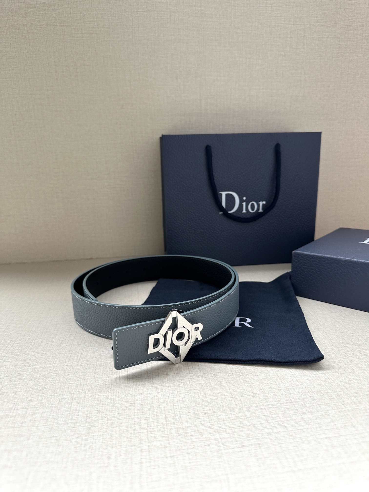 Basic Belt Cow Leather Black Adjustable M