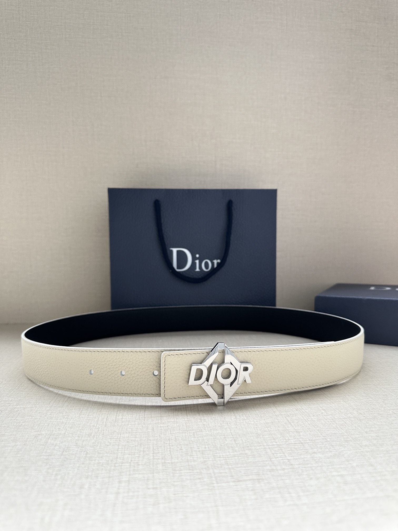 Basic Belt Cow Leather Black Adjustable M