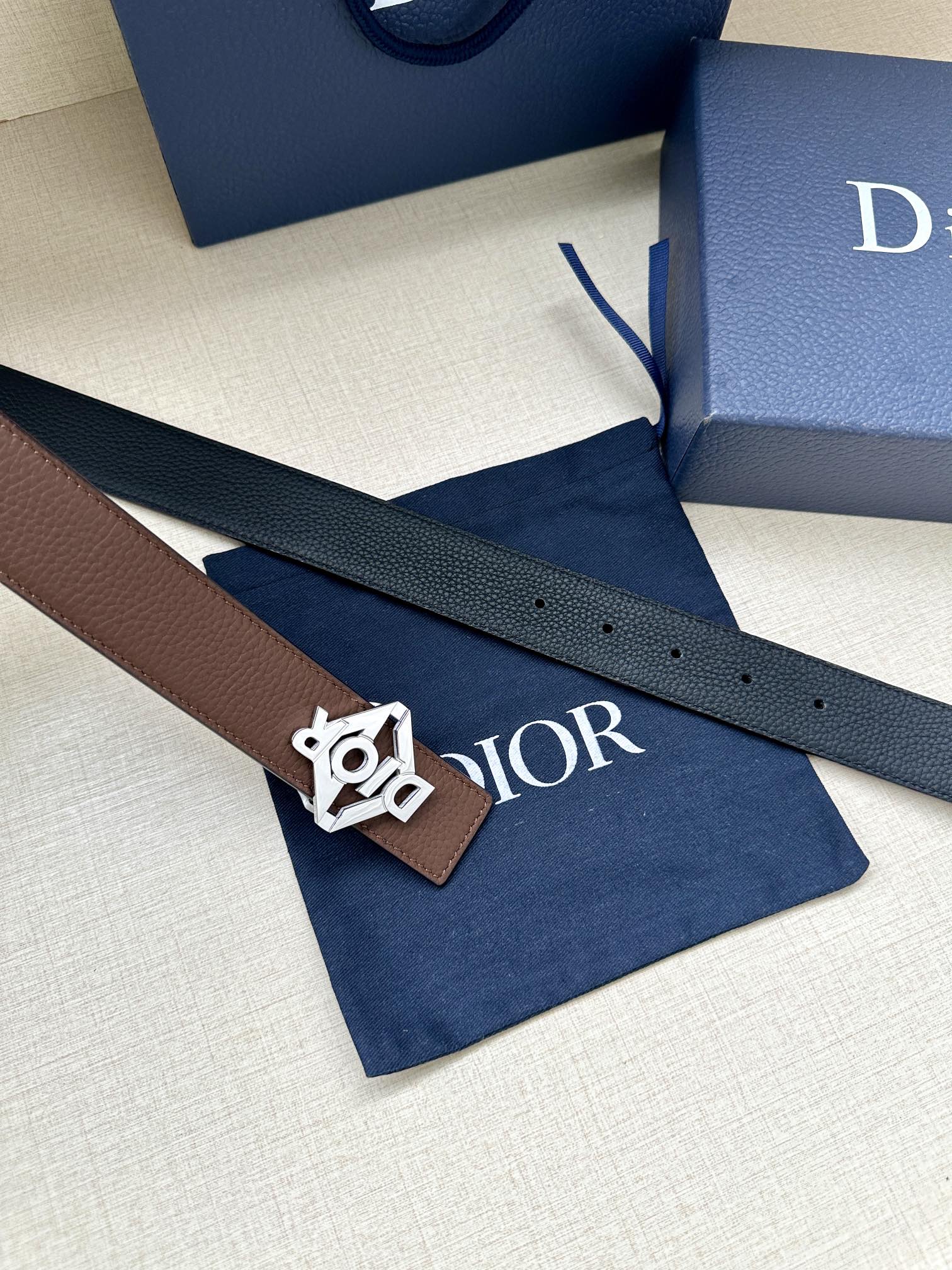 Basic Belt Cow Leather Black Adjustable M