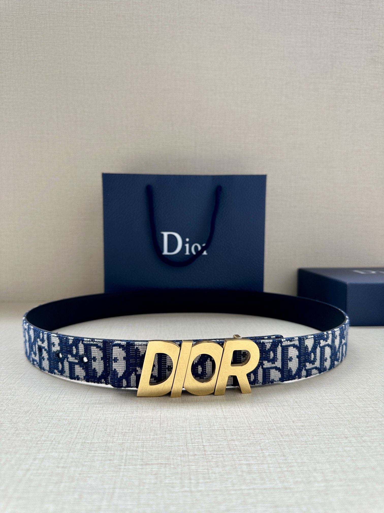 Basic Belt Cow Leather Gray M-l