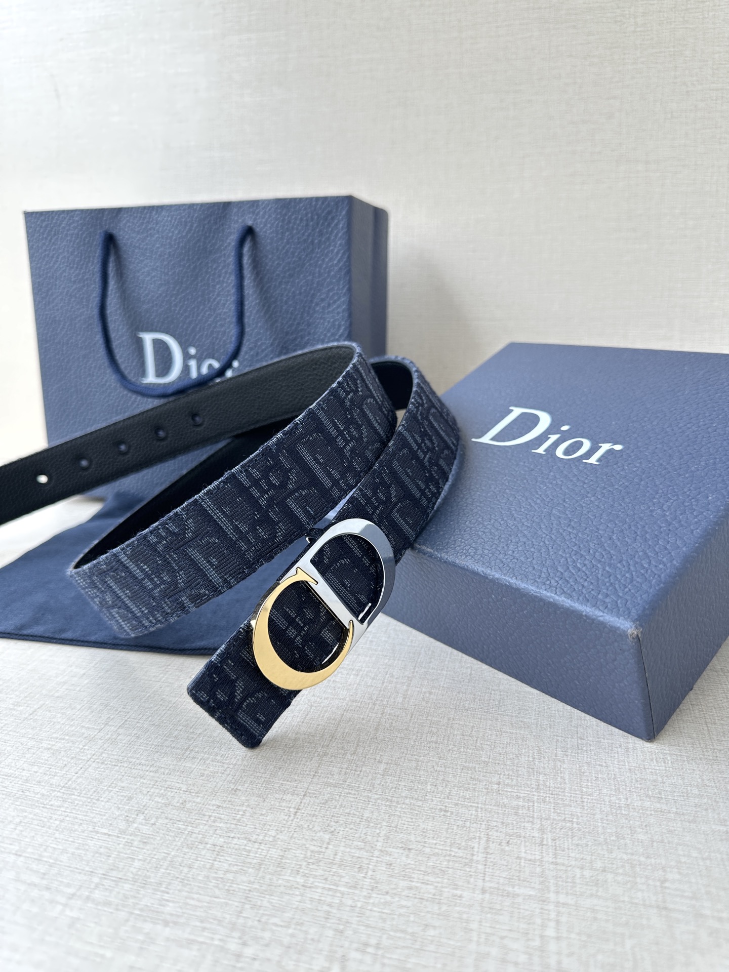 Basic Belt Cow Leather Black M-l