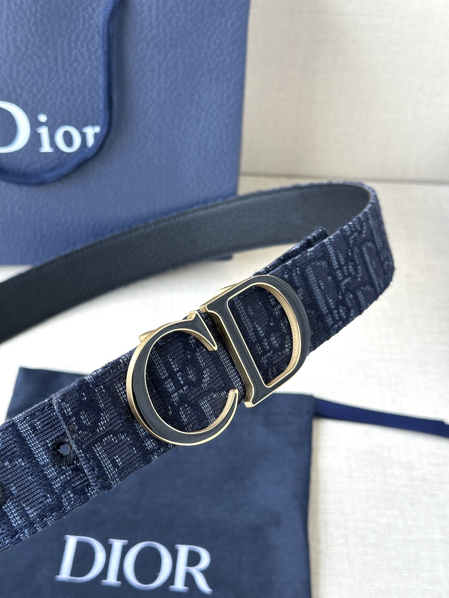 Basic Belt Cow Leather Black M-l