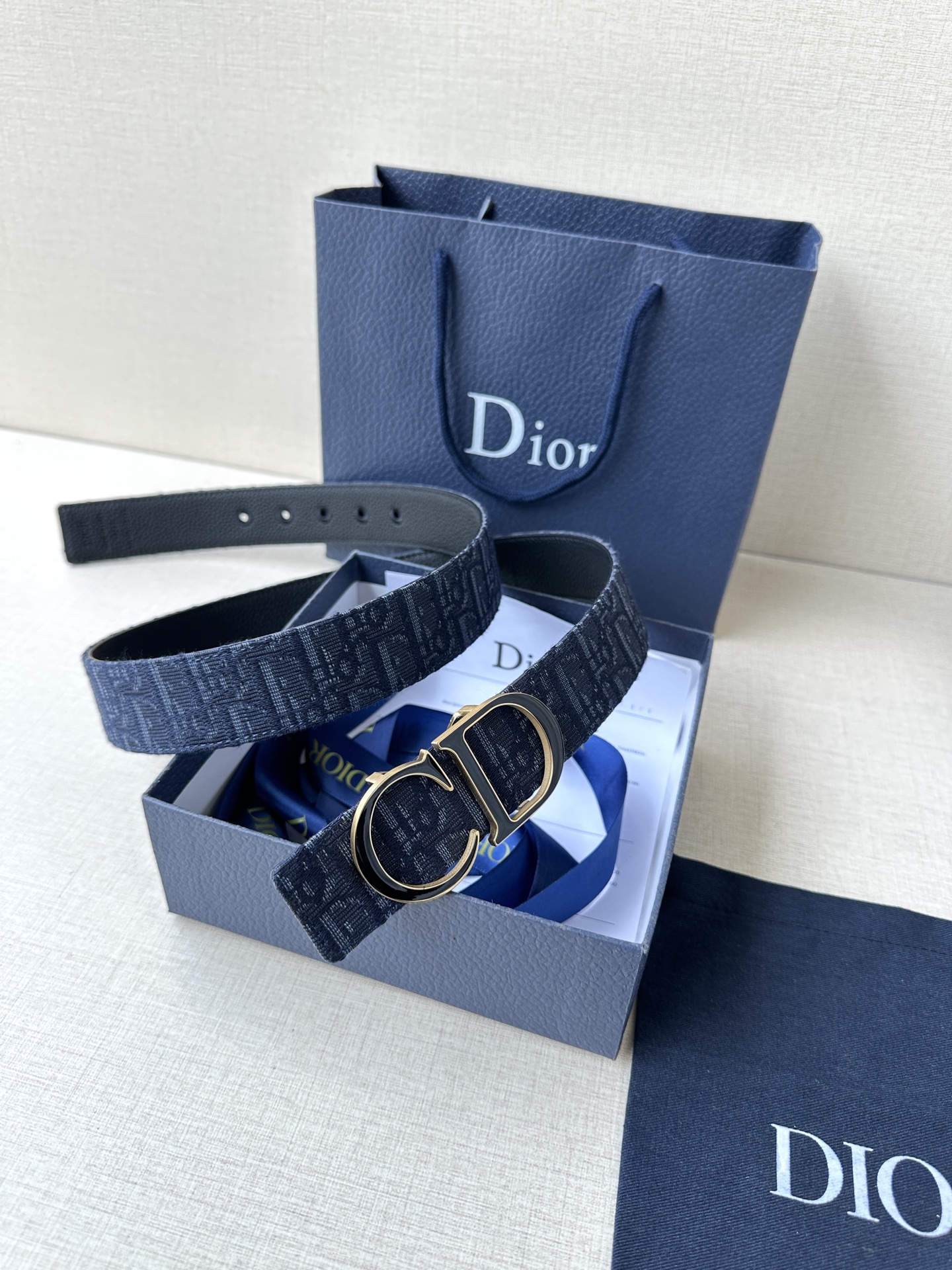 Basic Belt Cow Leather Black M-l