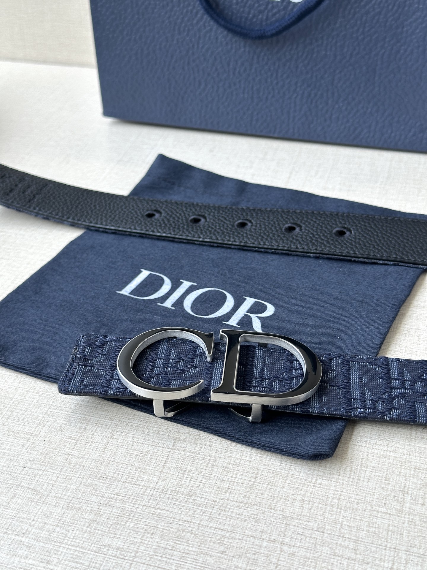 Basic Belt Cow Leather Black M-l