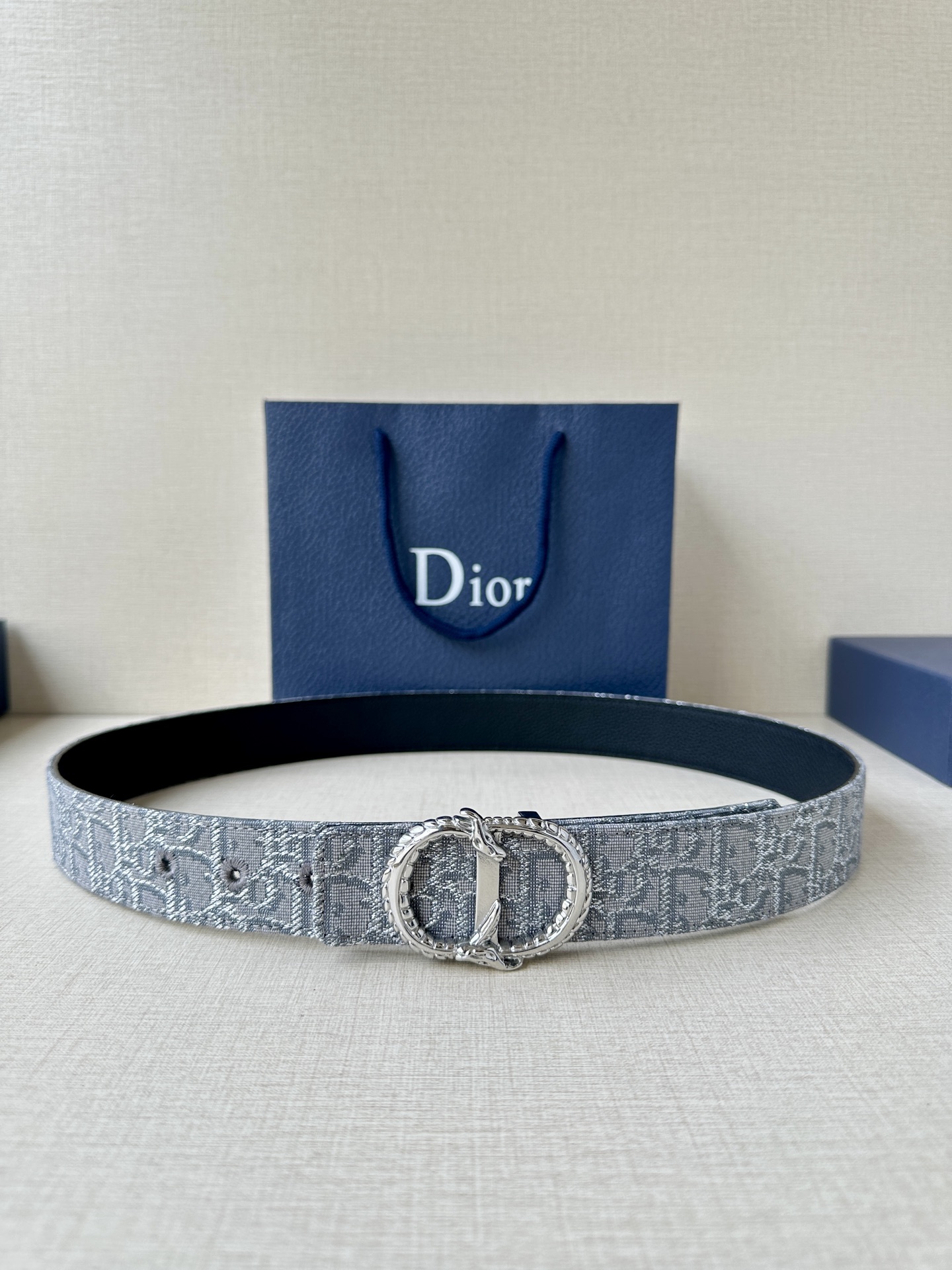Basic Belt Cow Leather Black M-l