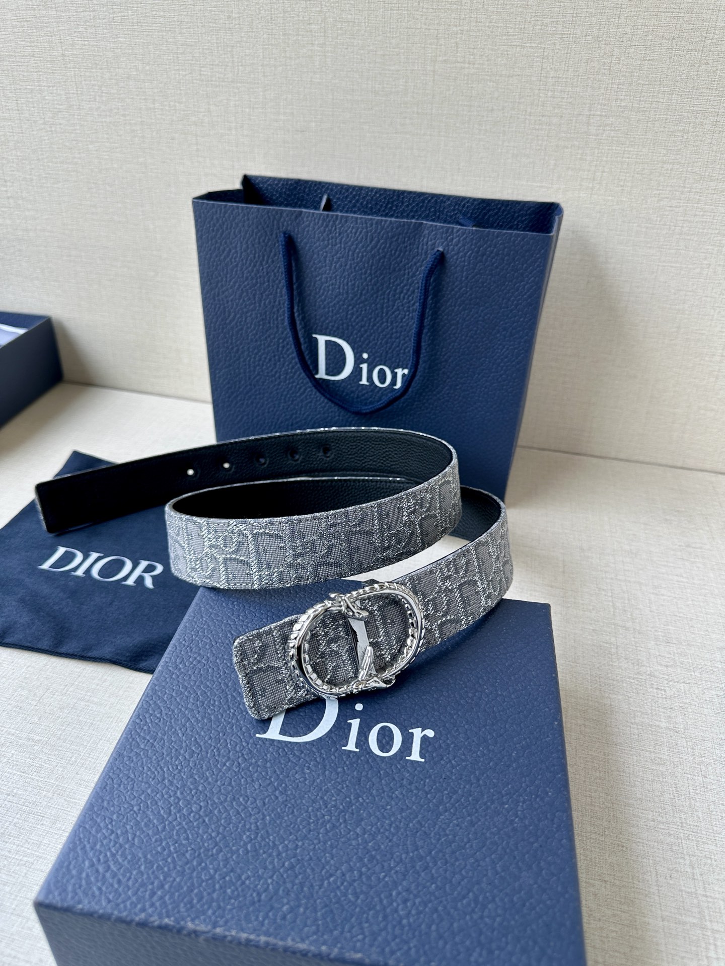 Basic Belt Cow Leather Black M-l
