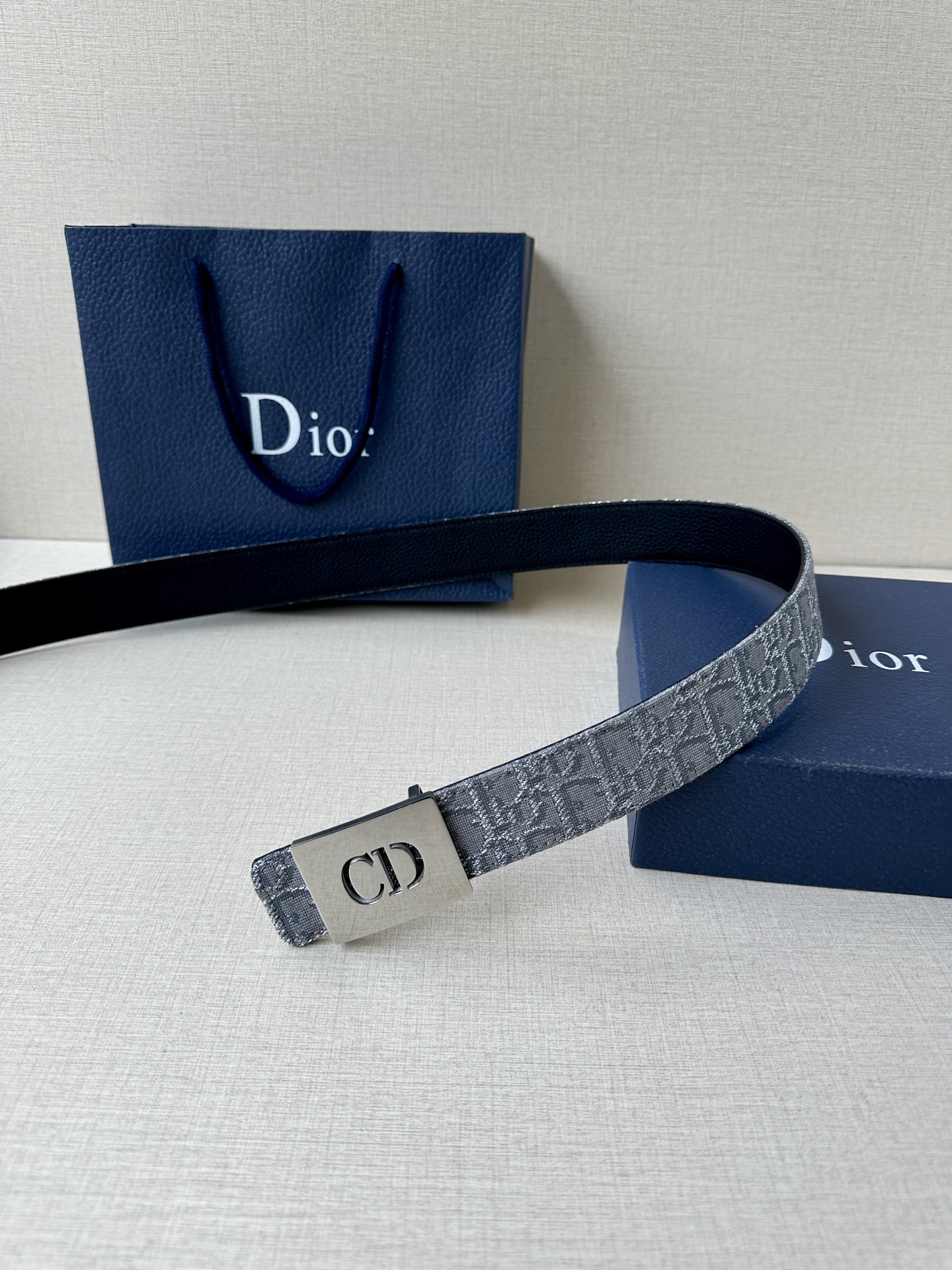 Basic Belt Cow Leather Black M-l