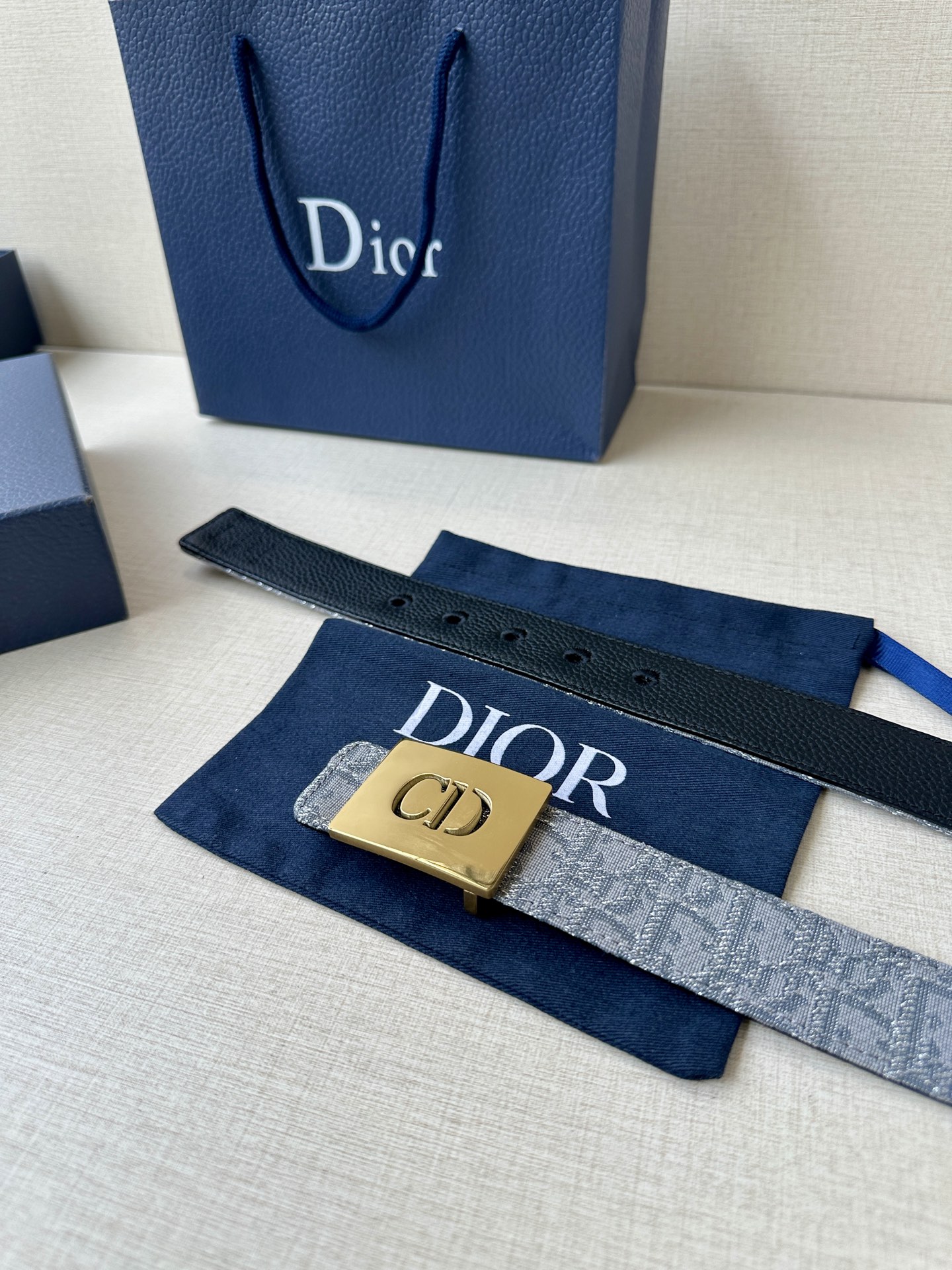 Basic Belt Cow Leather Black M-l