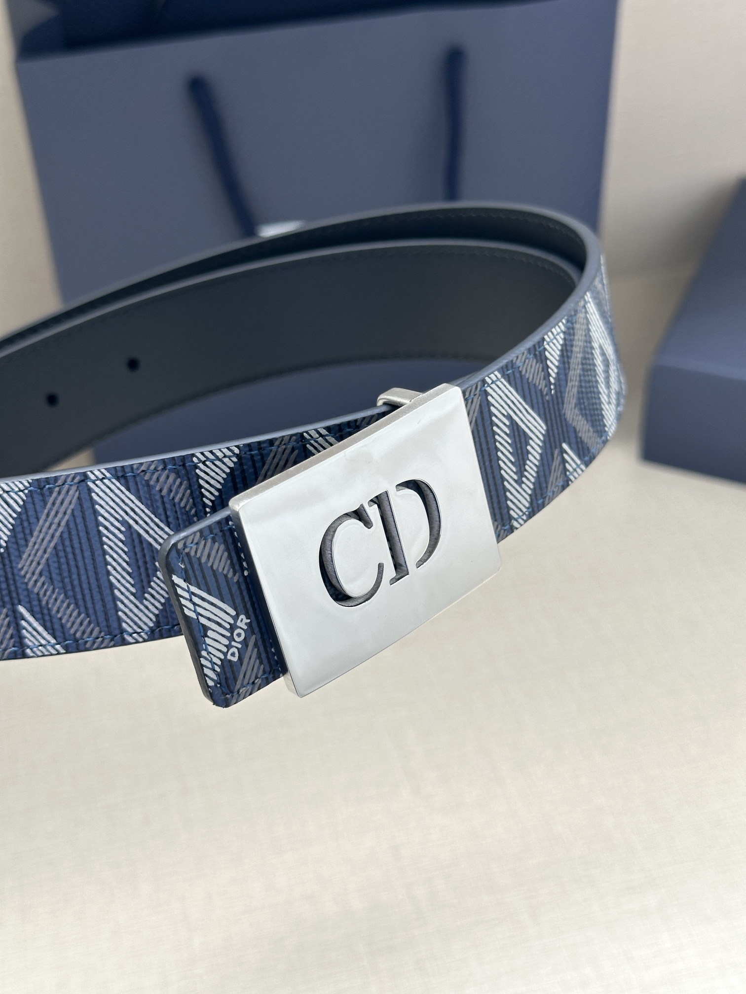 Dior Basic Belt Gray M