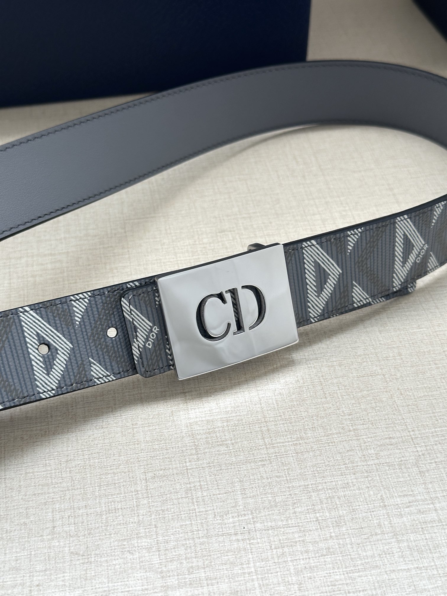 Dior Basic Belt Gray M