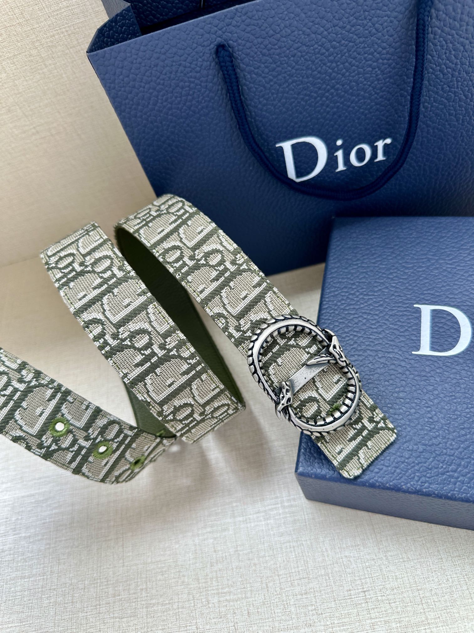 Dior Basic Belt Silver M