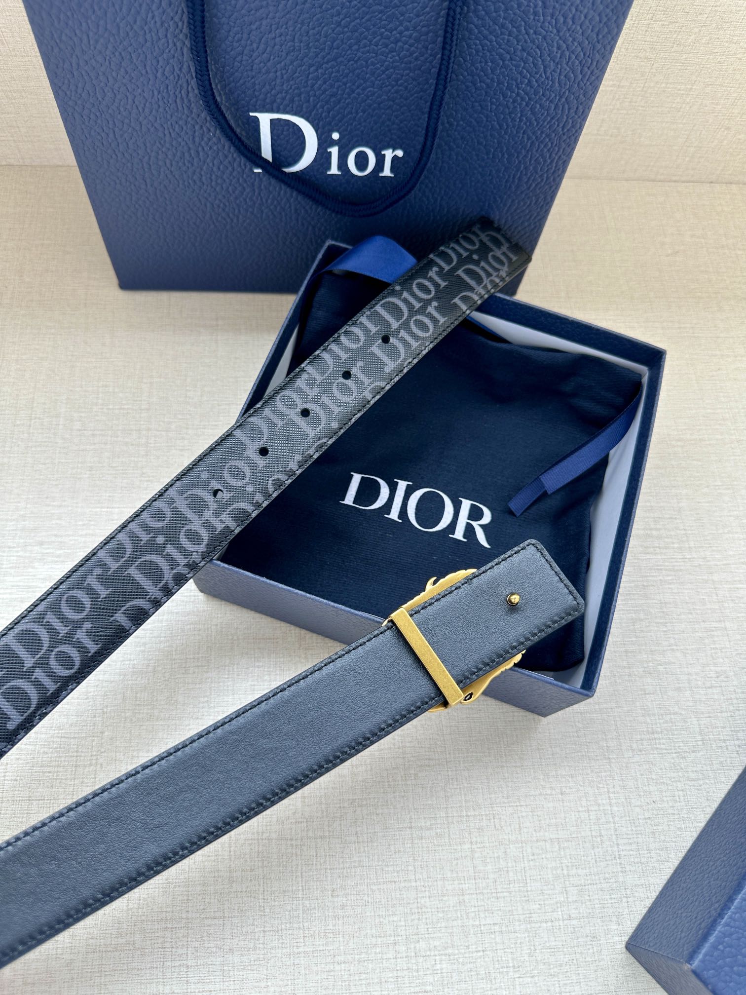 Dior Basic Belt Silver M