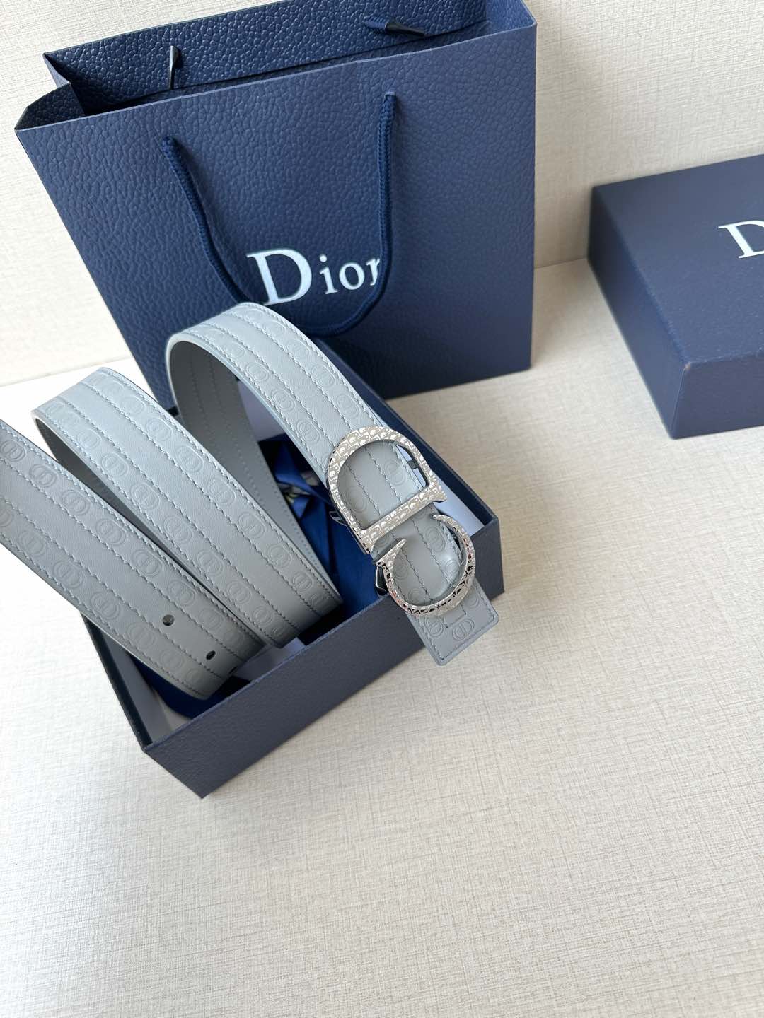 Dior Basic Belt Cow Leather Black M
