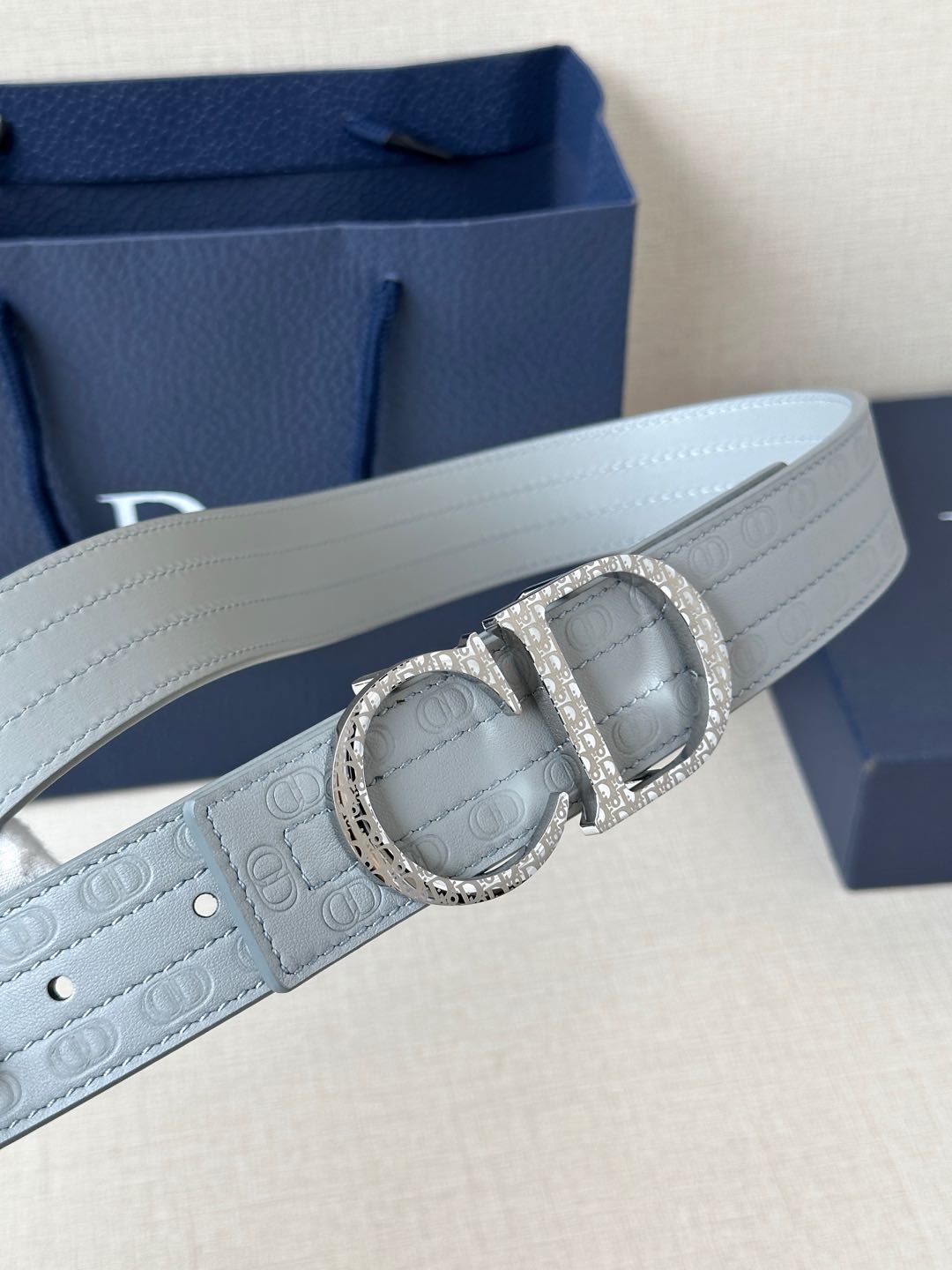 Dior Basic Belt Cow Leather Black M