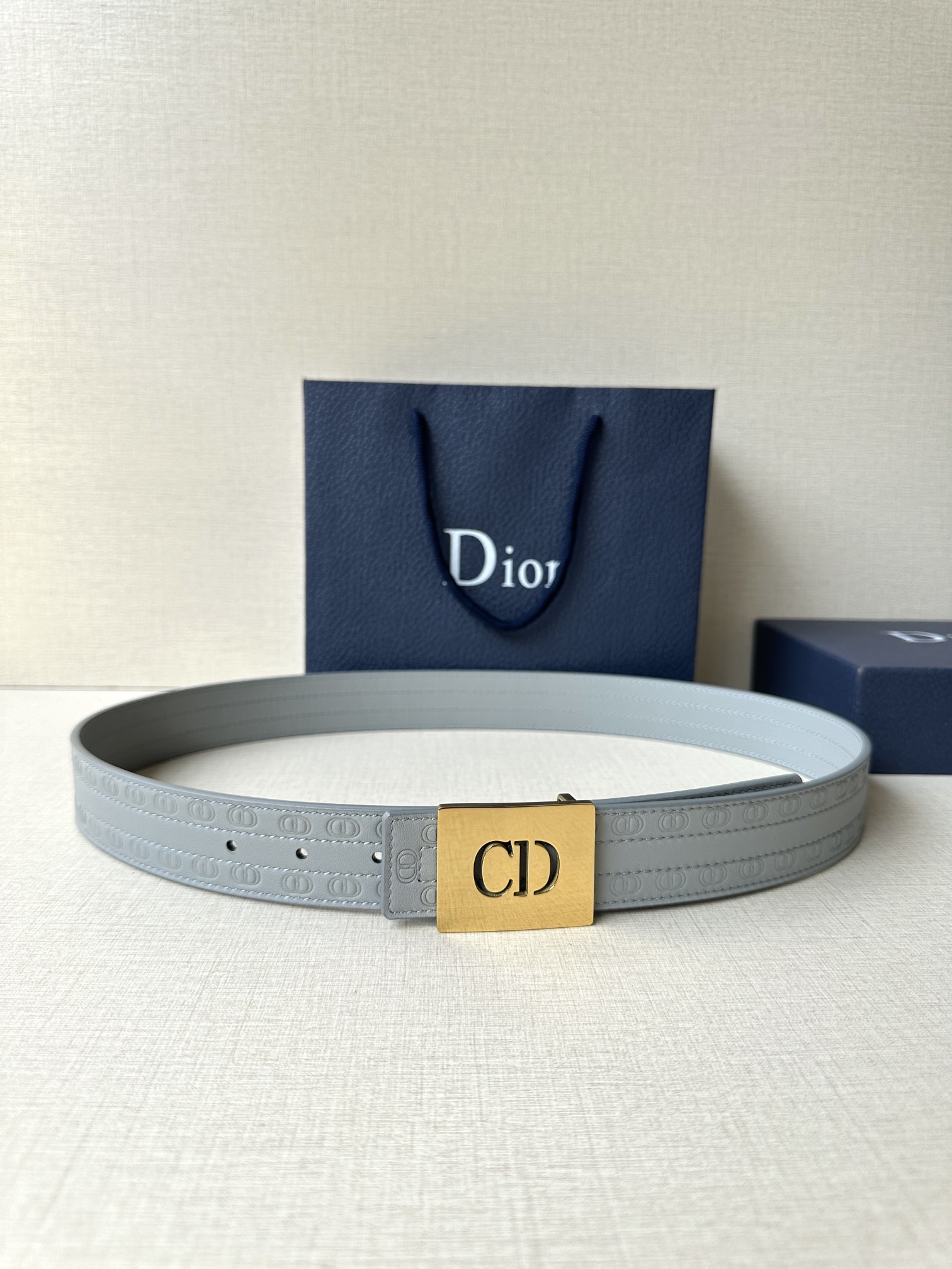 Dior Basic Belt Cow Leather Black M