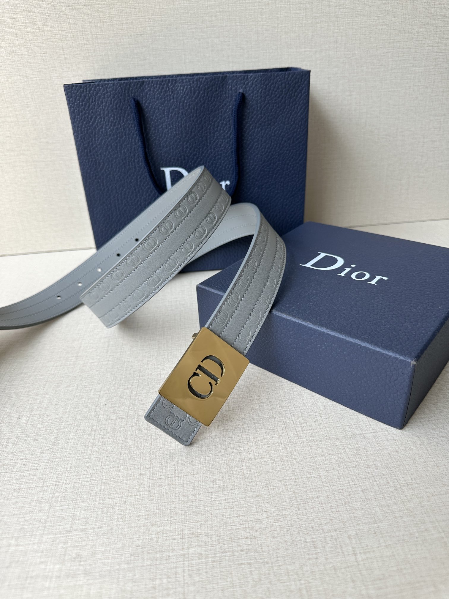 Dior Basic Belt Cow Leather Black M