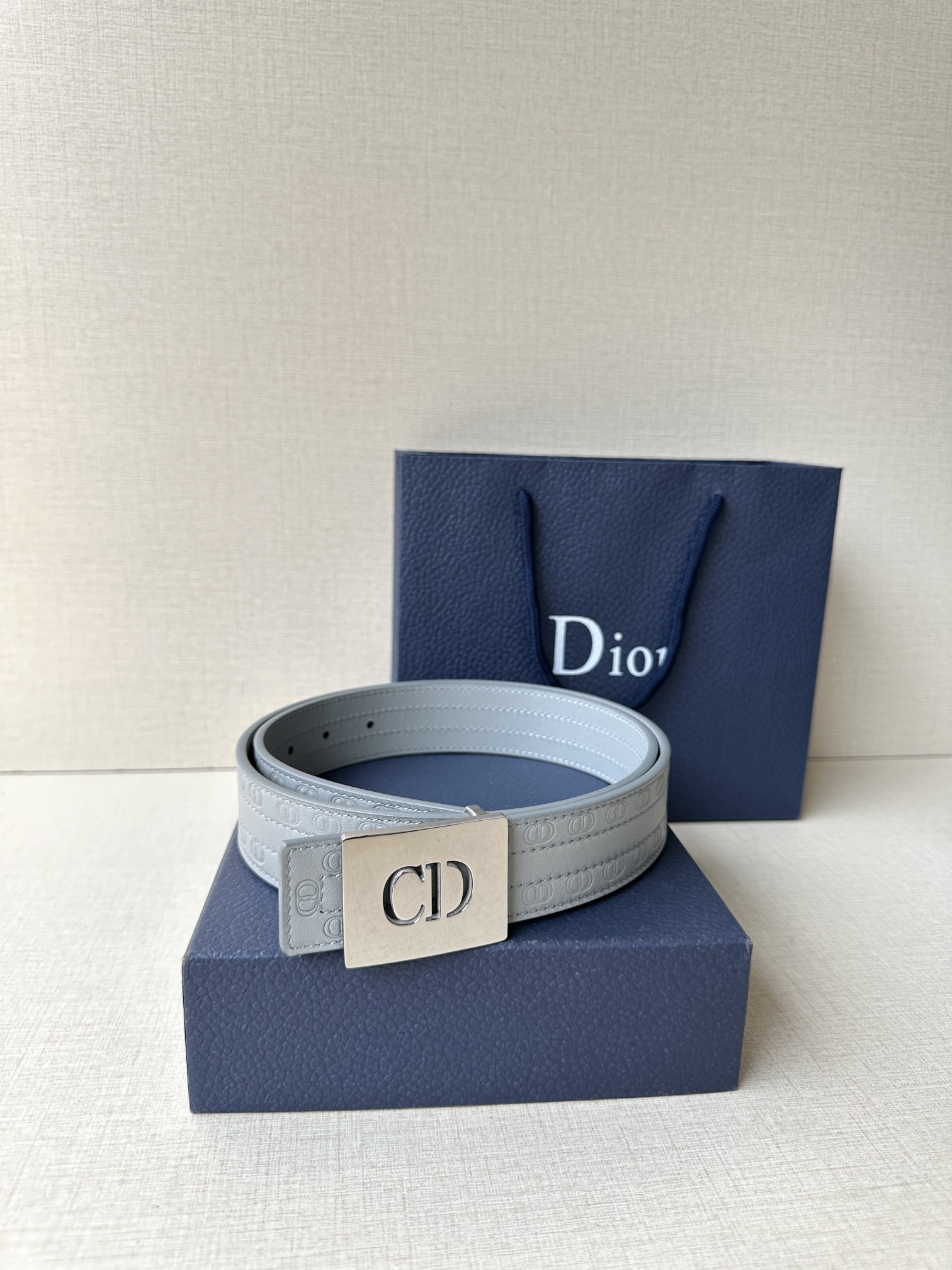 Dior Basic Belt Cow Leather Black M