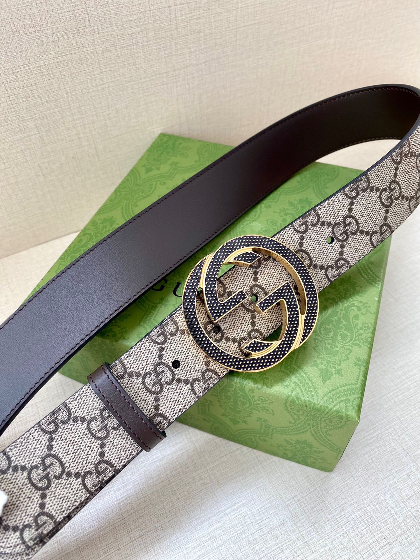 Gucci Basic Belt Cow Leather S-m