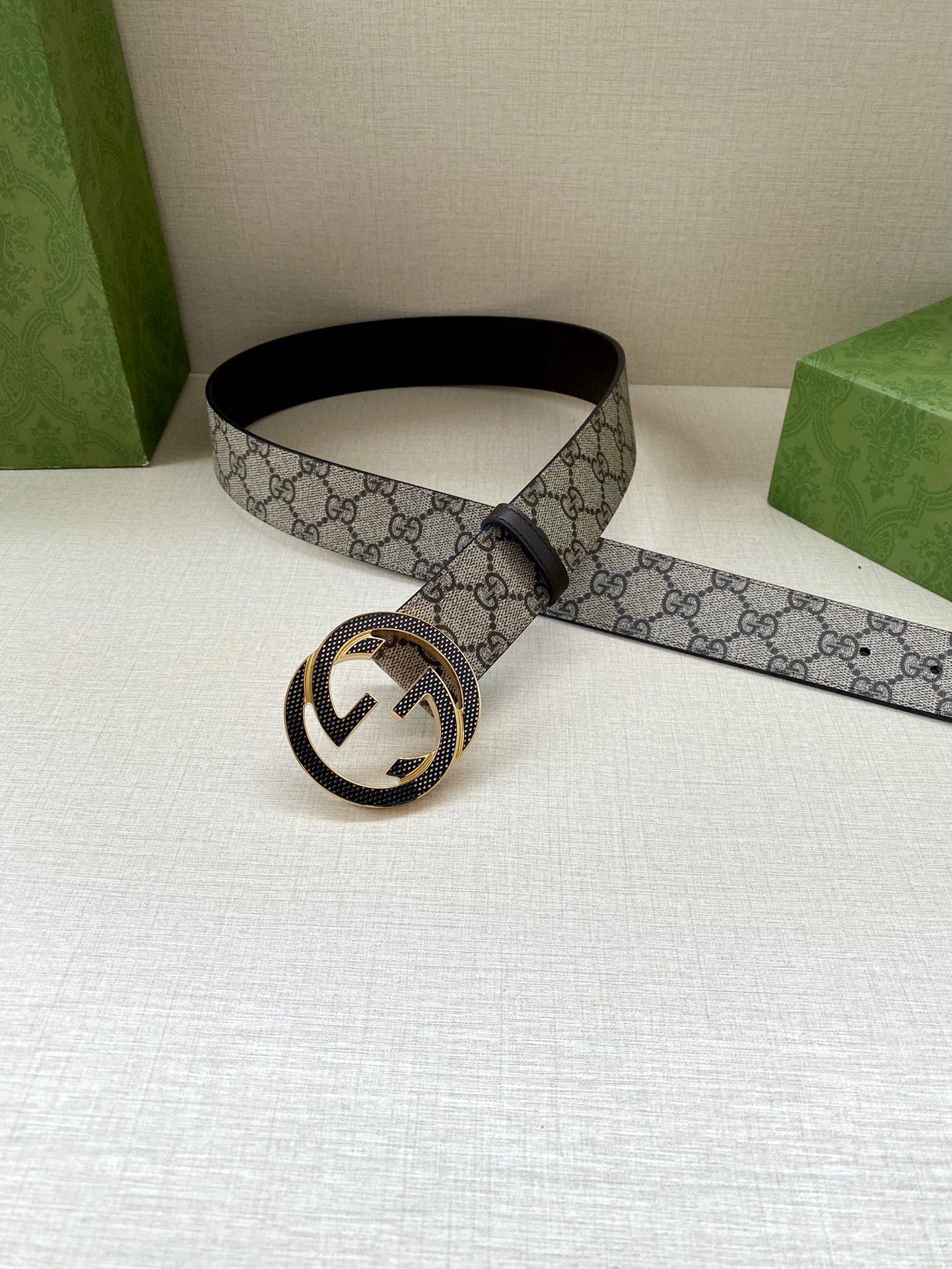 Gucci Basic Belt Cow Leather S-m