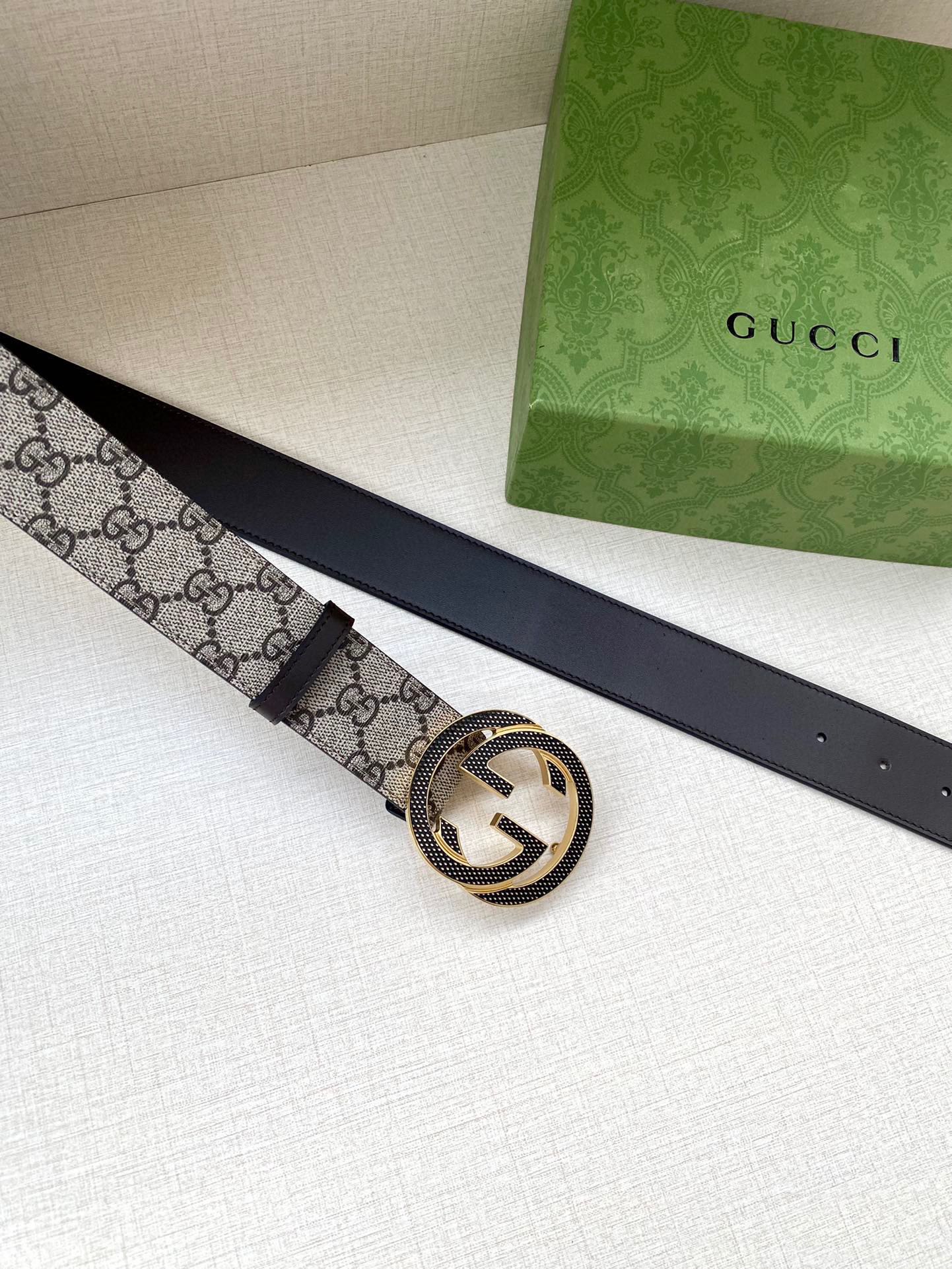 Gucci Basic Belt Cow Leather S-m