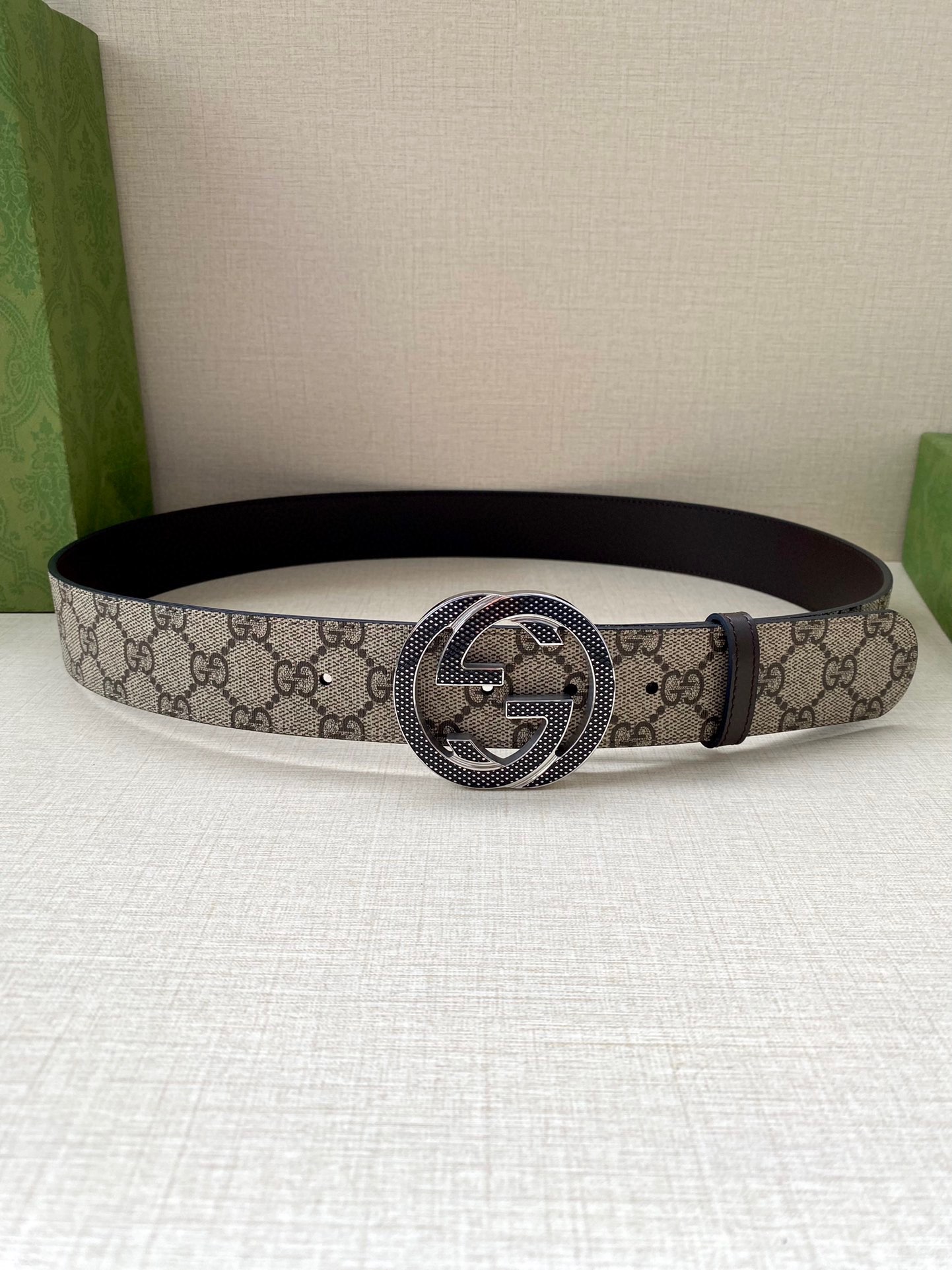 Gucci Basic Belt Cow Leather S-m
