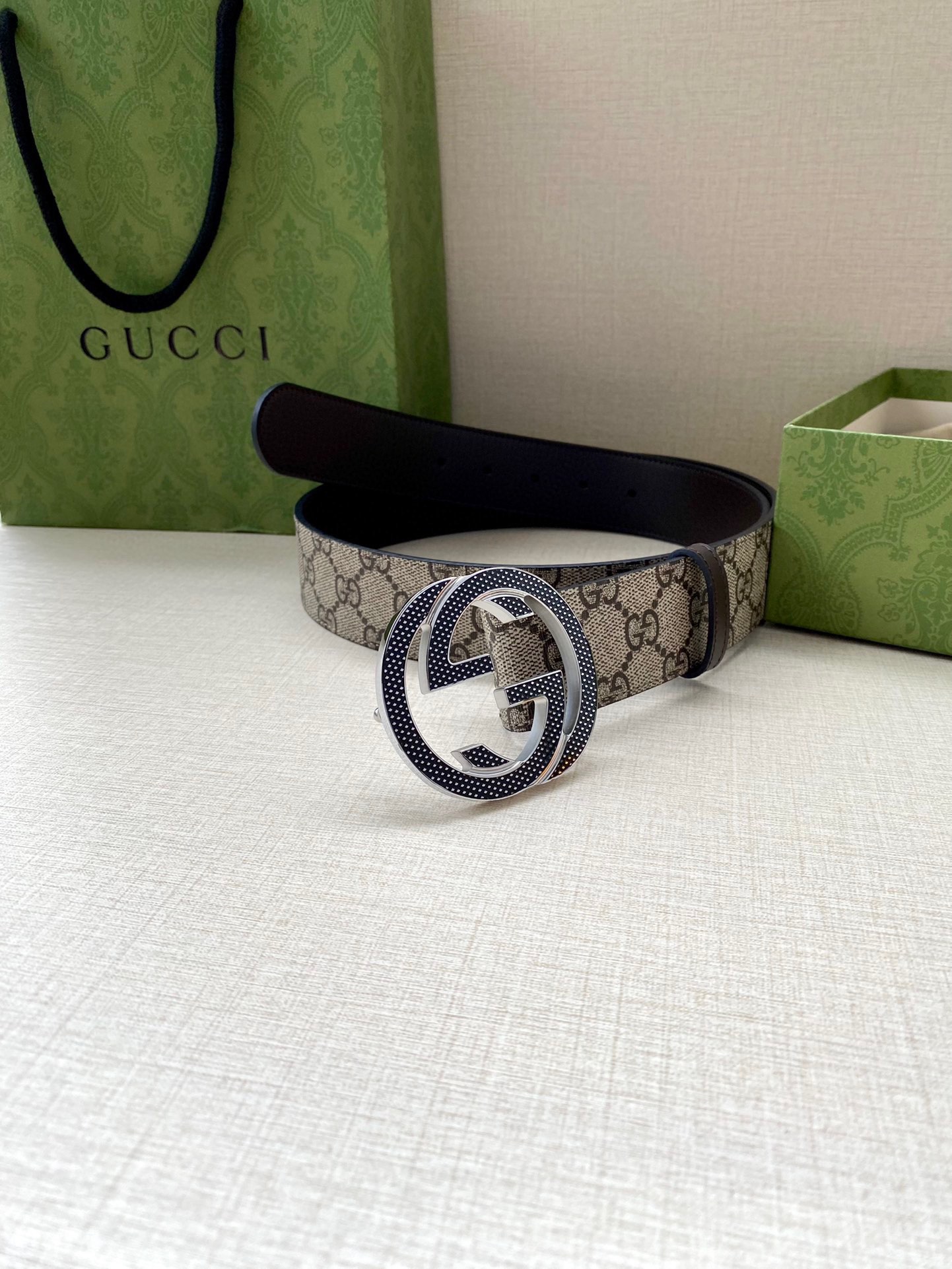 Gucci Basic Belt Cow Leather S-m