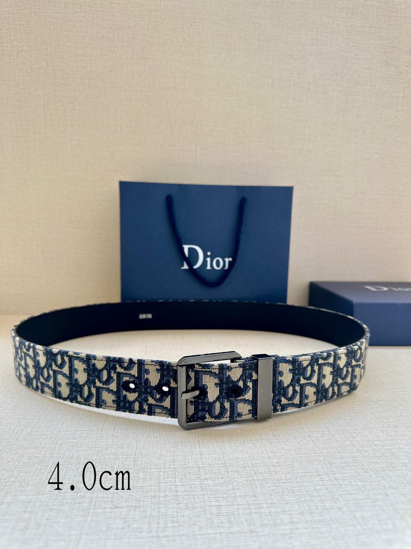 Basic Belt Cow Leather Black Adjustable M-l