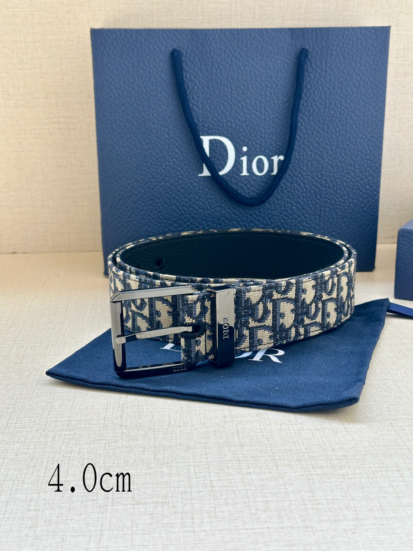 Basic Belt Cow Leather Black Adjustable M-l