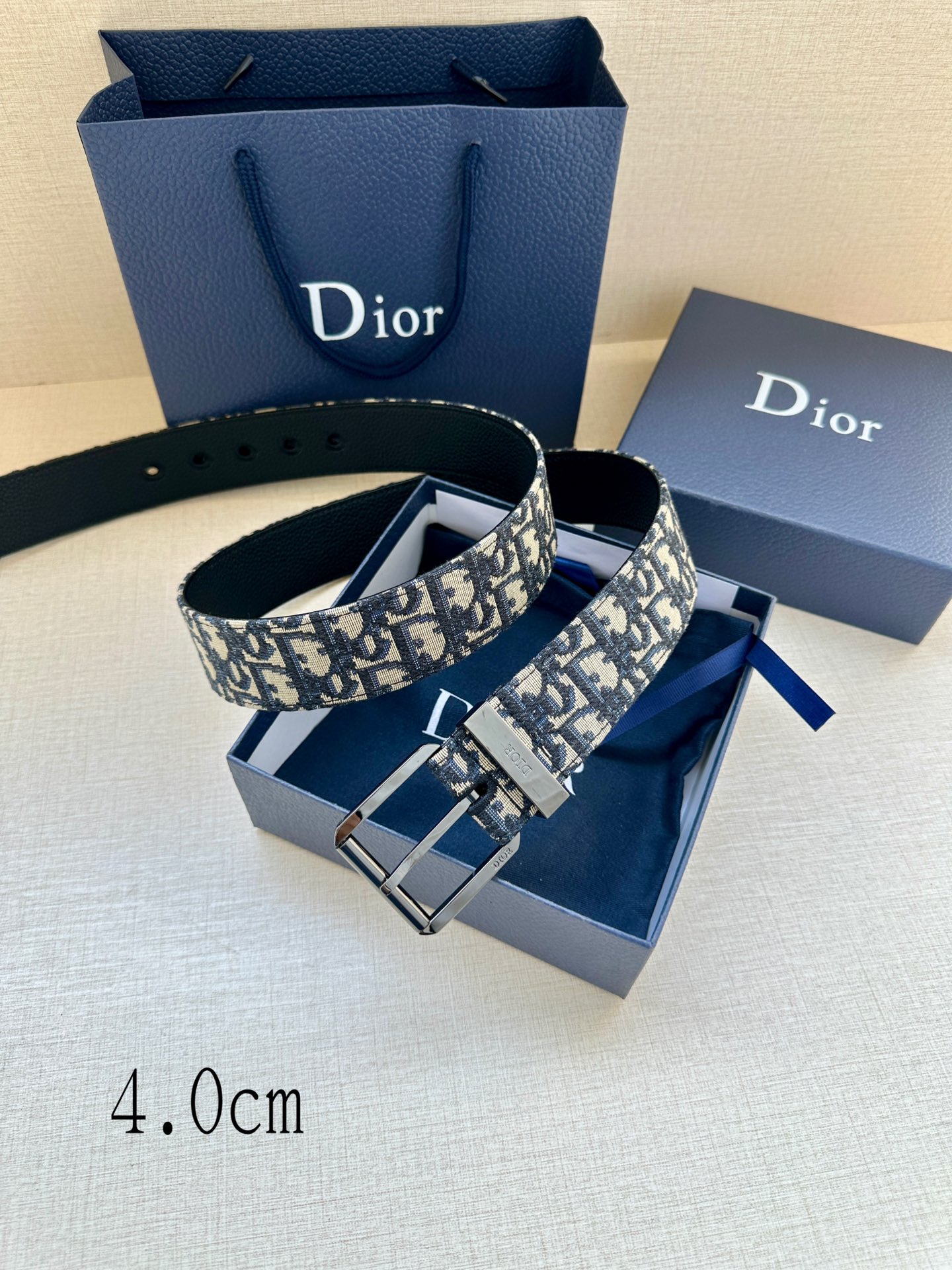Basic Belt Cow Leather Black Adjustable M-l