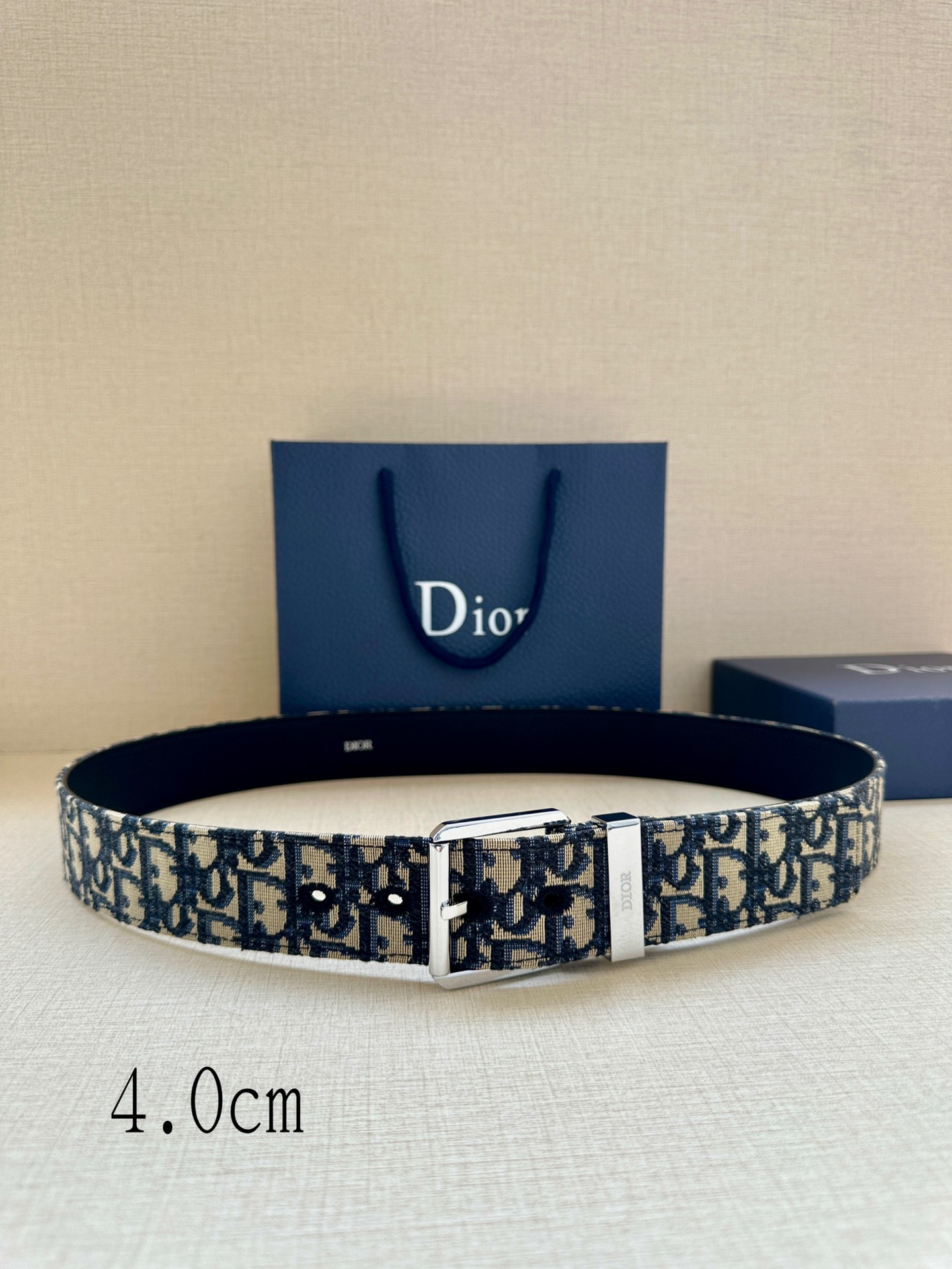 Basic Belt Cow Leather Black Adjustable M-l