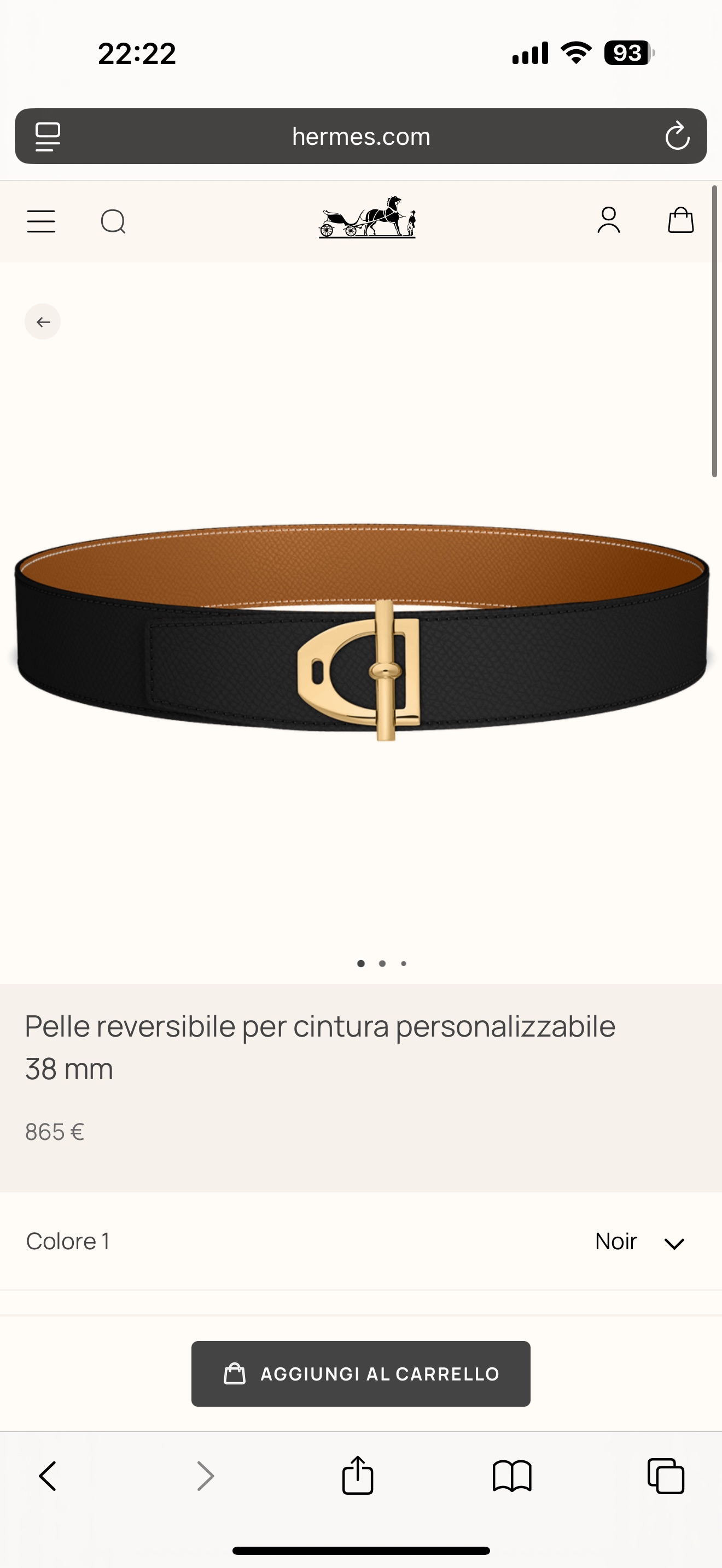 Male Basic Belt 38mm-s-m