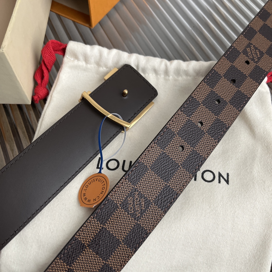 Louis Vuitton Male Basic Belt Cow Leather M