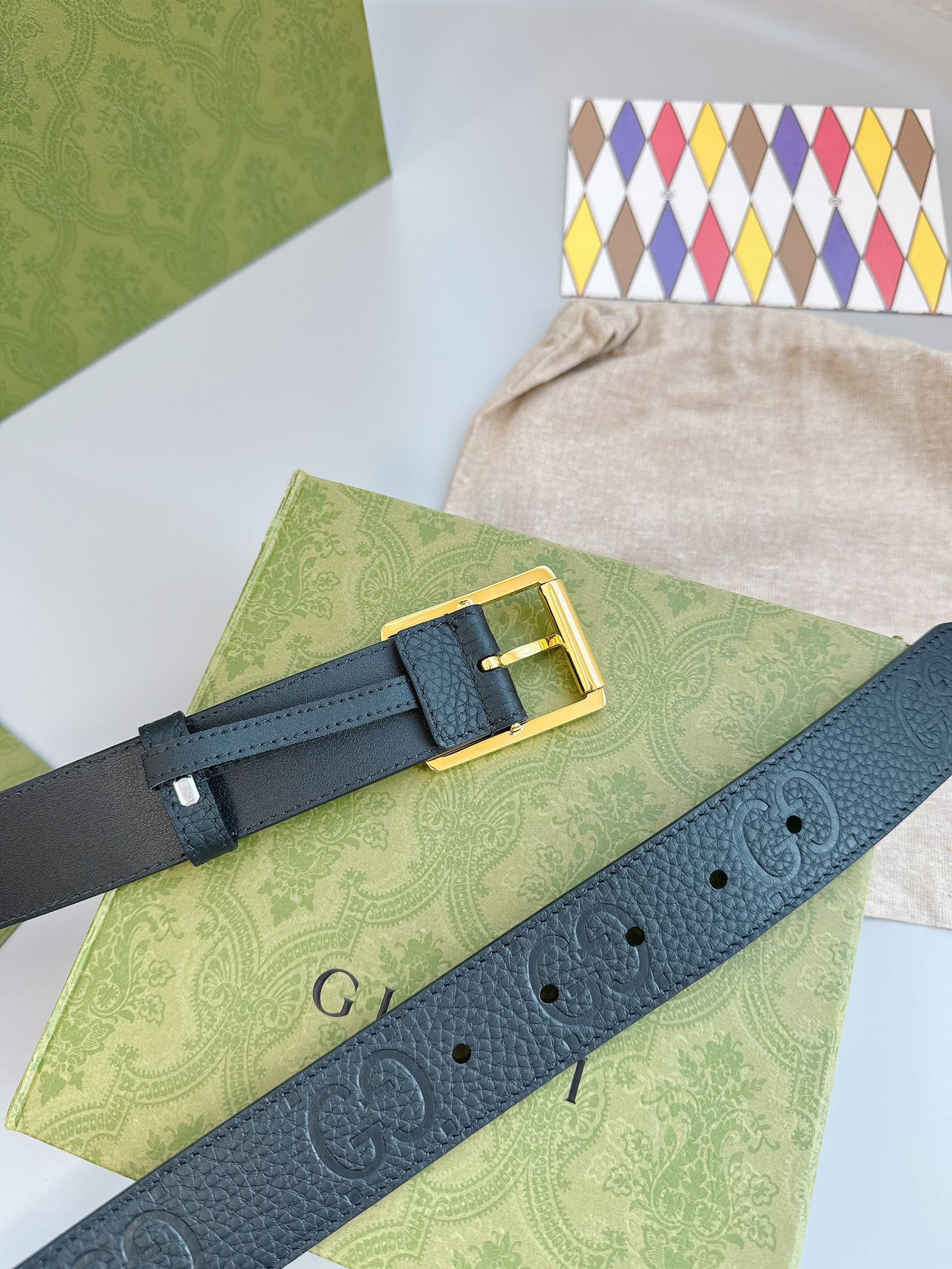 Gucci Pin Buckle Belt Black