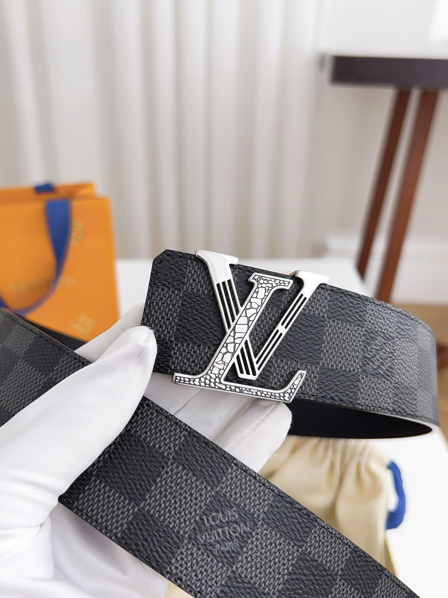 Louis Vuitton Basic Belt Cow Leather Waterproof