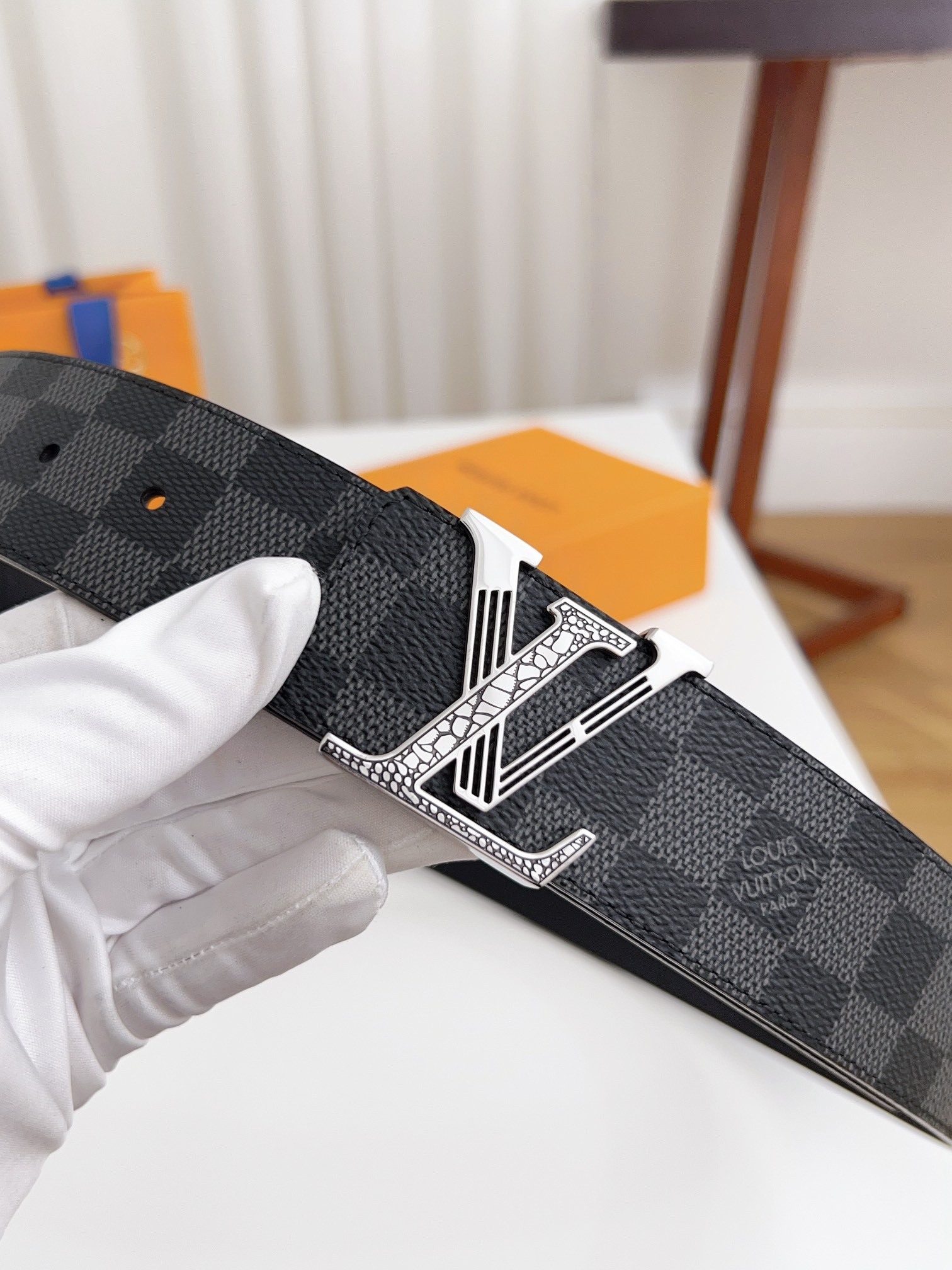 Louis Vuitton Basic Belt Cow Leather Waterproof