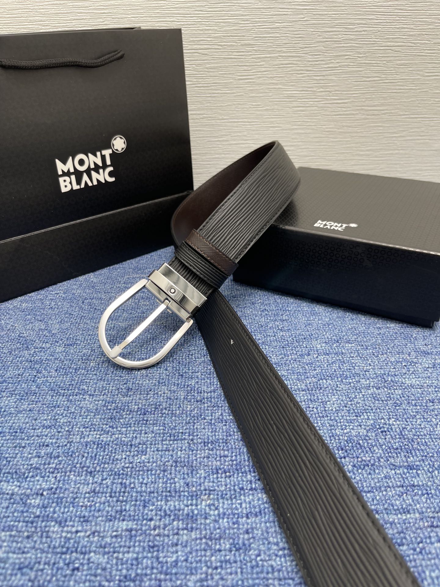 Montblanc Male Basic Belt Cow Leather M-l