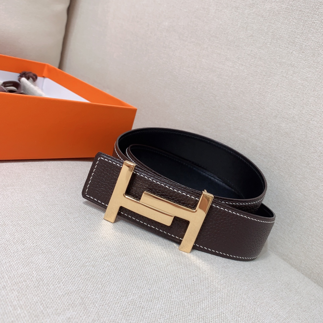 Hermès Leather Belt 38mm